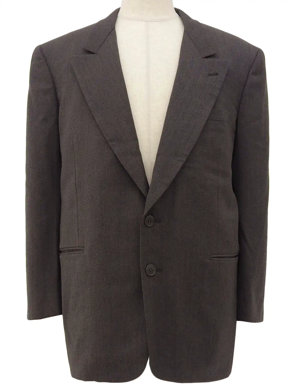 80～90s YORKLAND mohair blend check coat | 古着屋 grin days