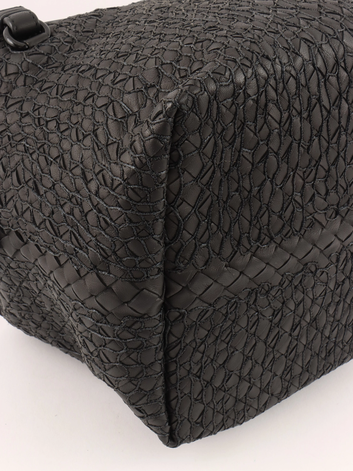 BOTTEGA VENETA イントレチャートデザインボックスハンドバッグ