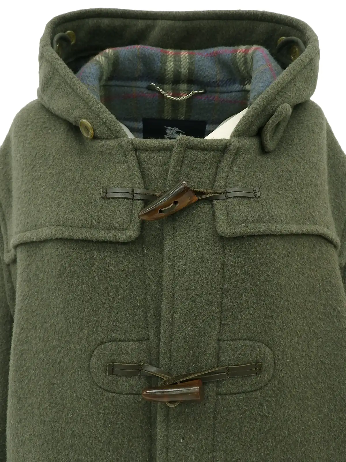 Burberry ダッフルコート 緑色 ウール BURBERRY ウールダッフルコート オリーブグリーン｜VINTAGE QOO