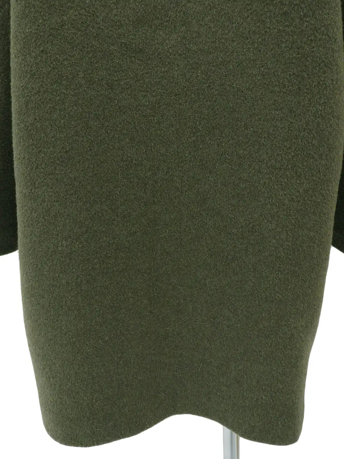 BURBERRY ウールダッフルコート オリーブグリーン｜VINTAGE QOO