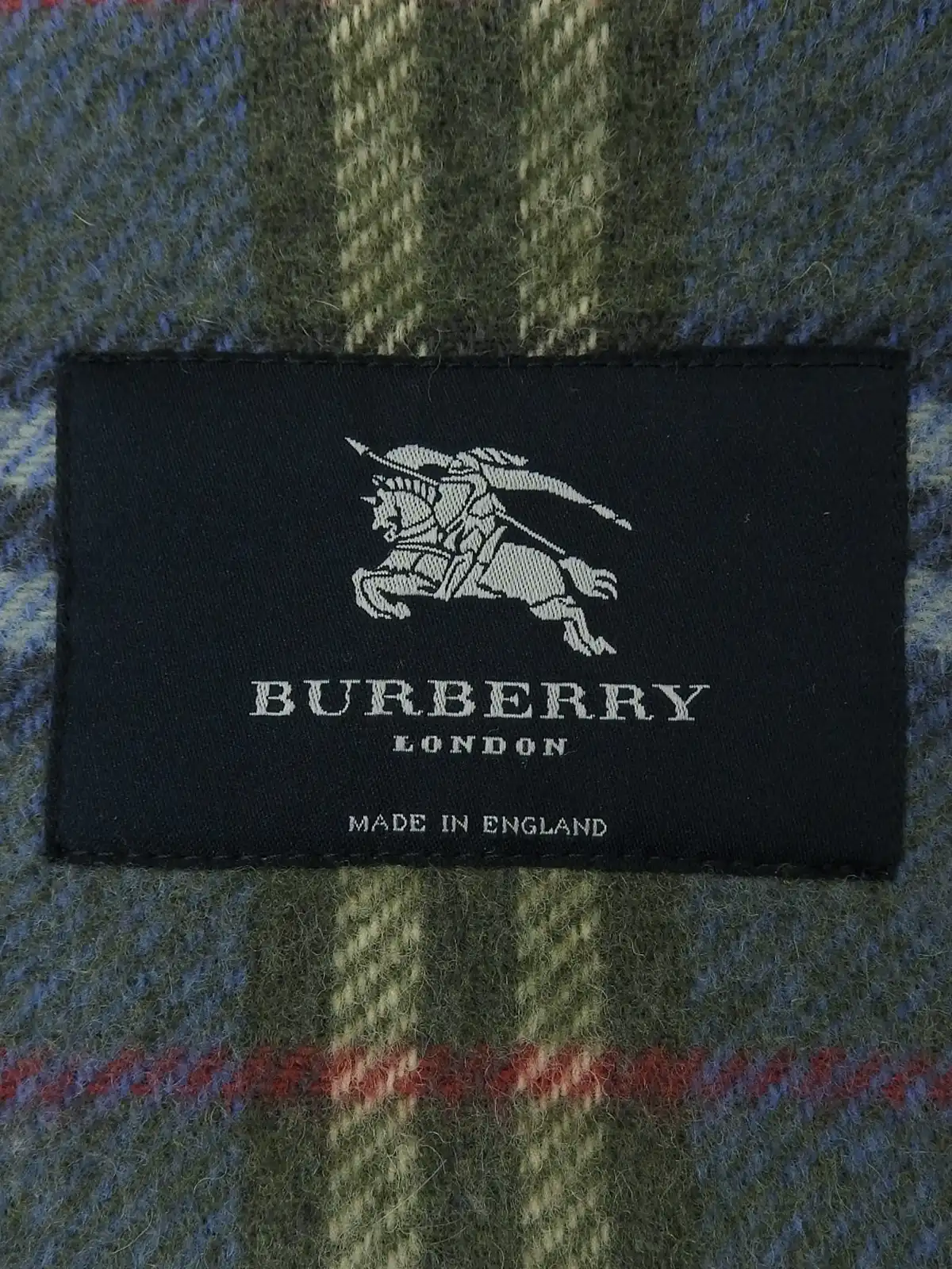 BURBERRY ウールダッフルコート オリーブグリーン｜VINTAGE QOO