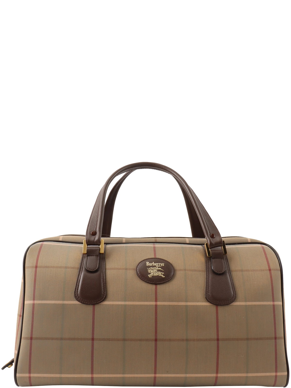 BURBERRY - 超美品 BURBERRY GOLF ゴールド刺繍 ボストンバッグ