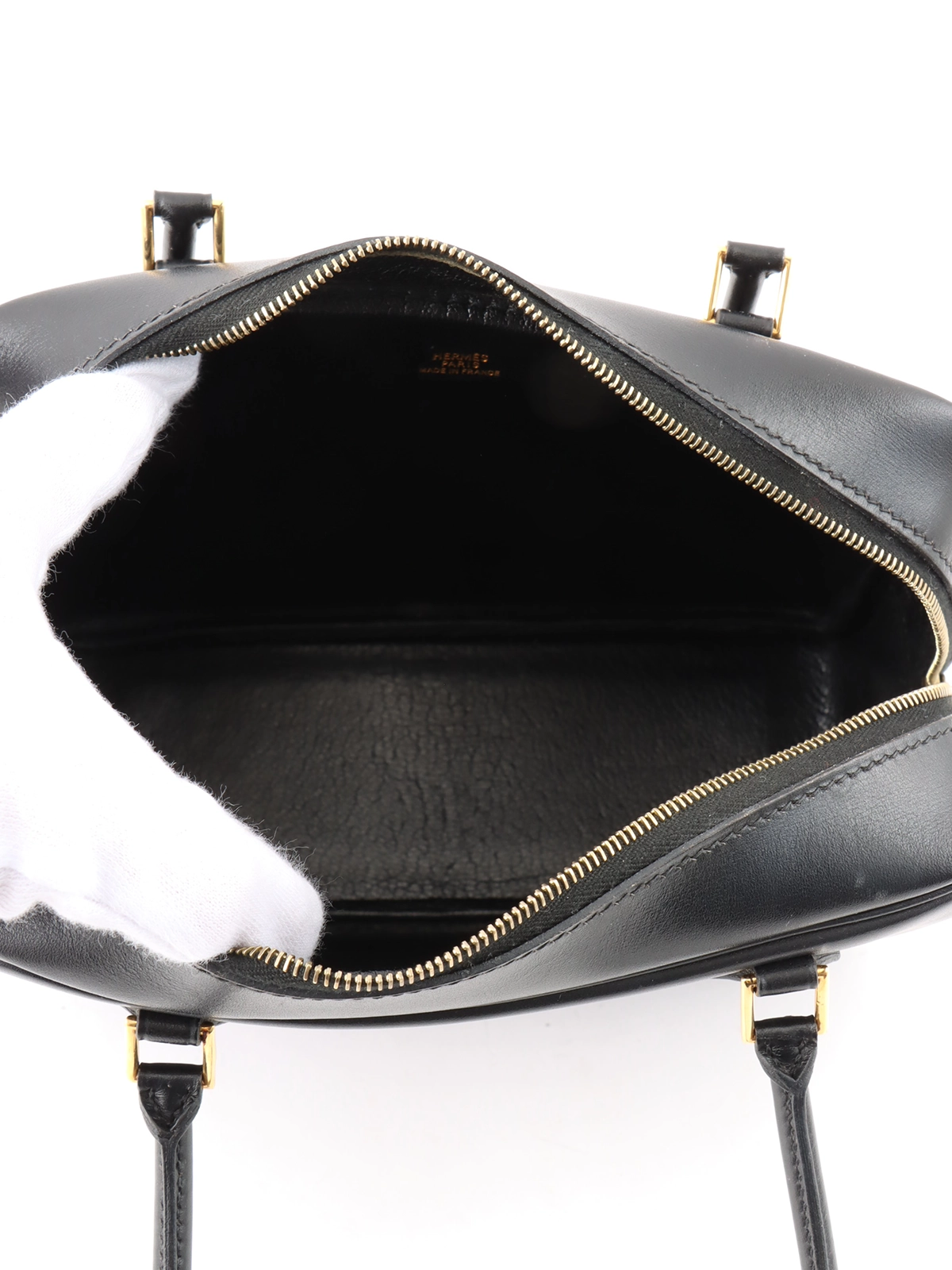 クールでスタイリッシュ♪【HERMES】タキシード HERMES 2000年製 プリュム20 ブラック｜VINTAGE QOO TOKYO