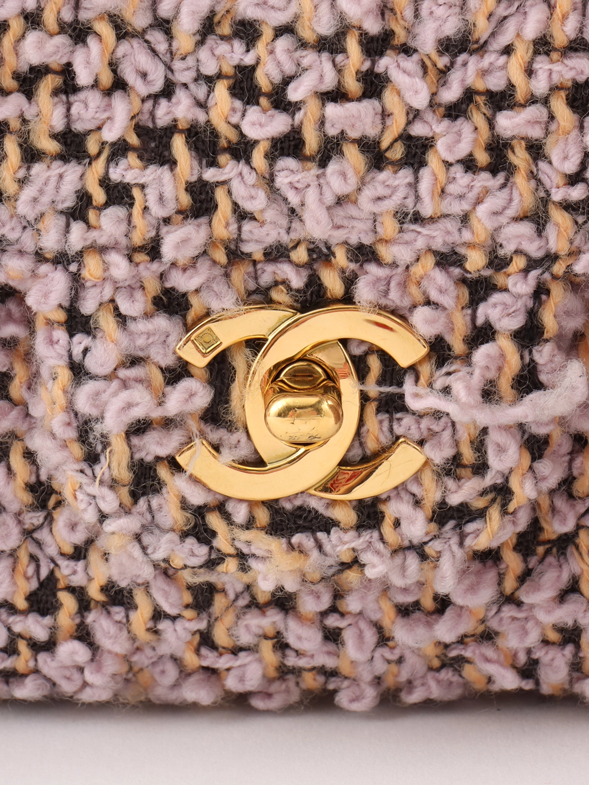 ココママページ CHANEL 1995年頃製 ツイードクラシックフラップ親子バッグ