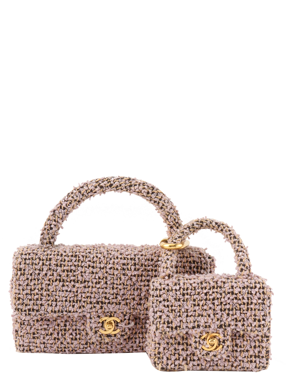CHANEL / シャネル | ココマーク マトラッセ ラウンド サークル