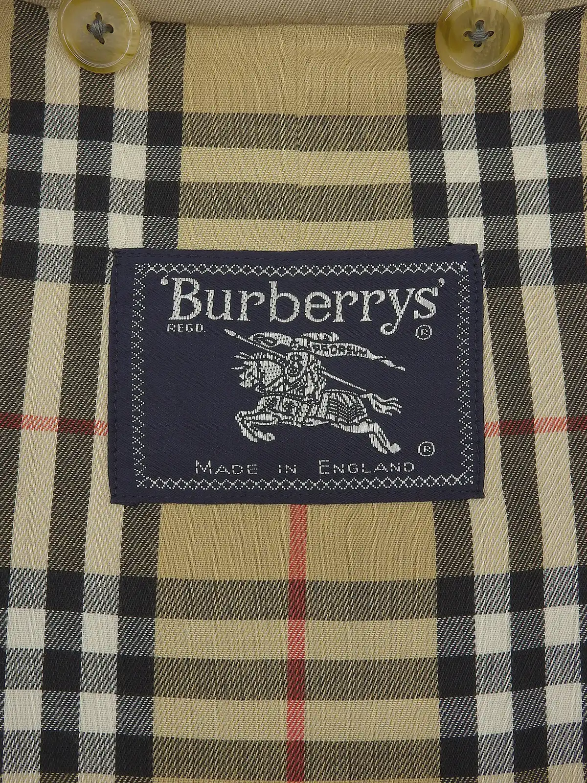 BURBERRYS ステンカラーコート ベージュ M ノバチェック メガチェック Burberryバーバリー ステンカラーコート ノバチェック ベージュ