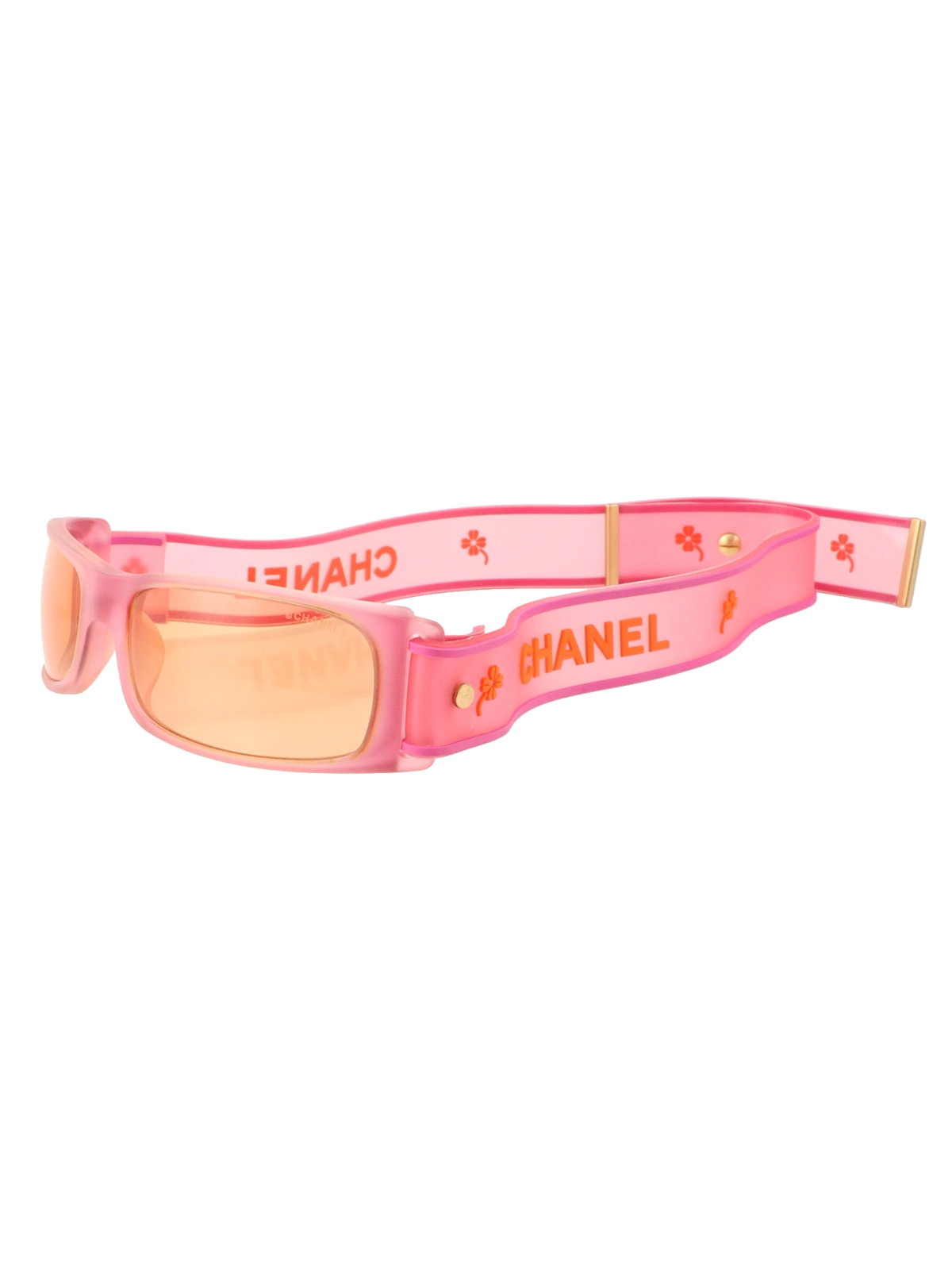 CHANEL ラインストーンCCマークサングラス パープル｜VINTAGE