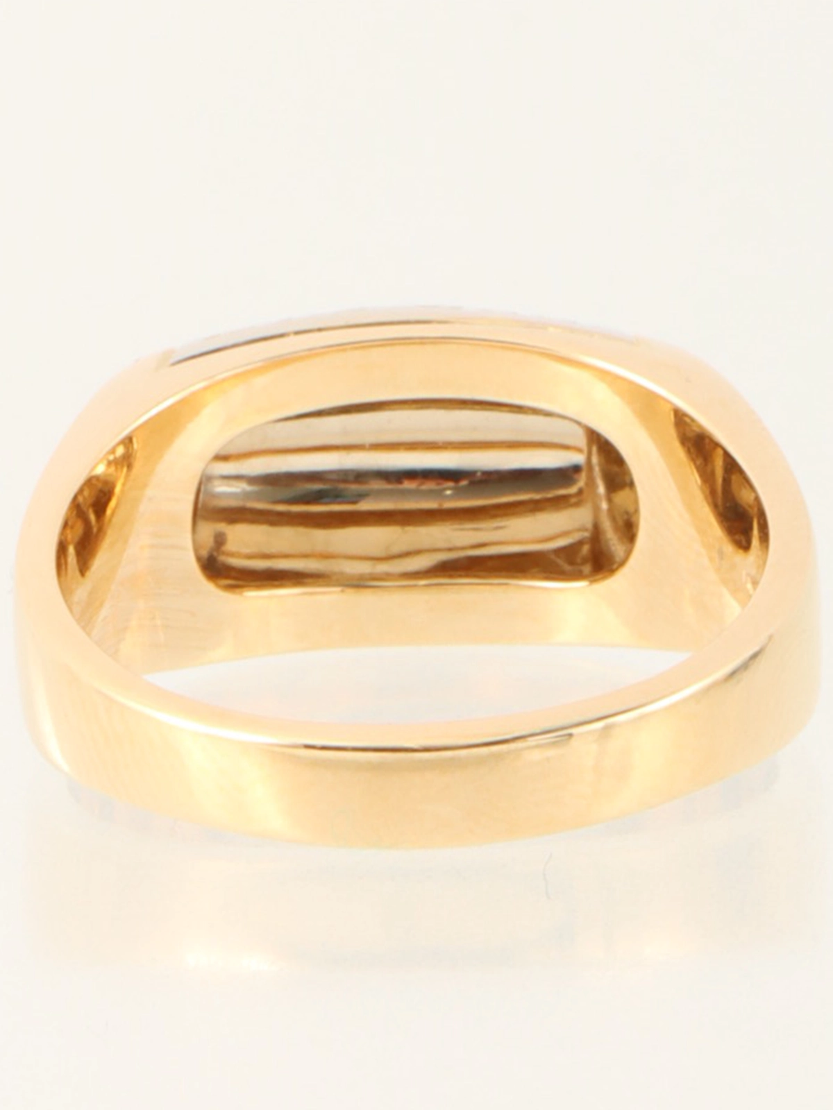 Bvlgari ❣️18Kゴールドリング Bvlgari Jewelry 18k Yellow Gold B.ZERO1 3 Band 0.53cttw Pave