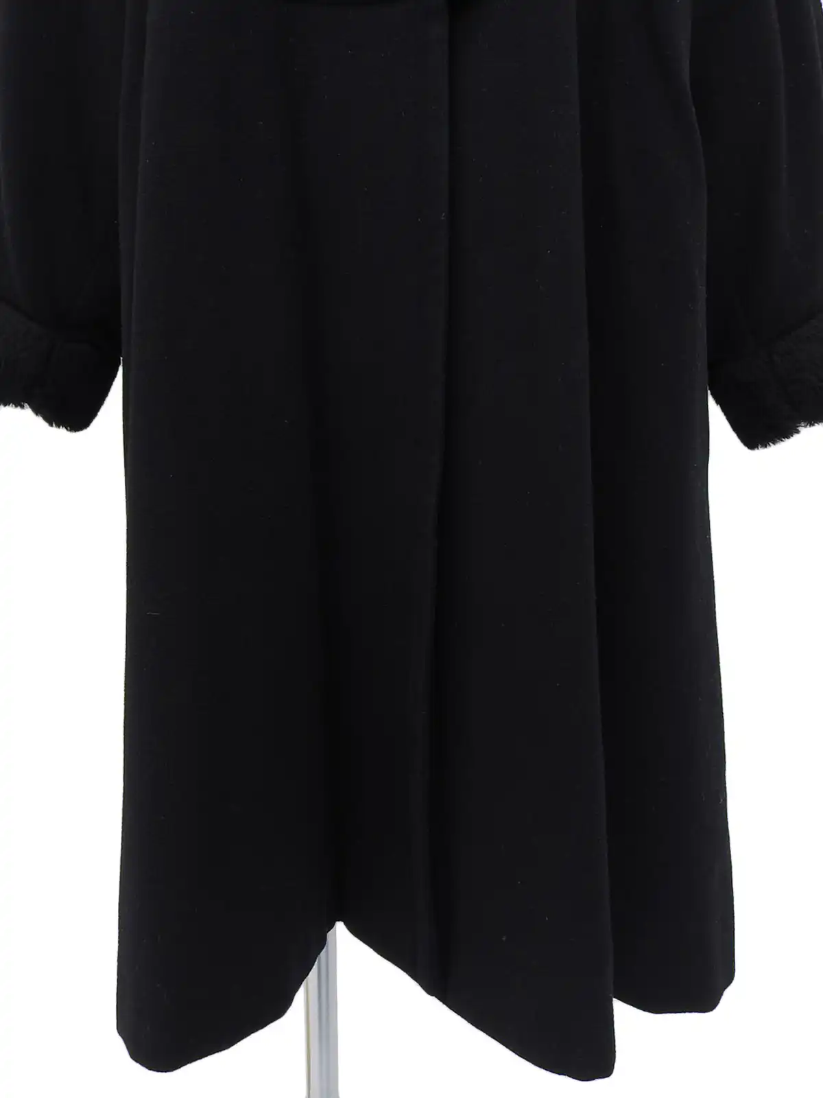 YVES SAINT LAURENT ウールコート ブラック｜VINTAGE QOO TOKYO