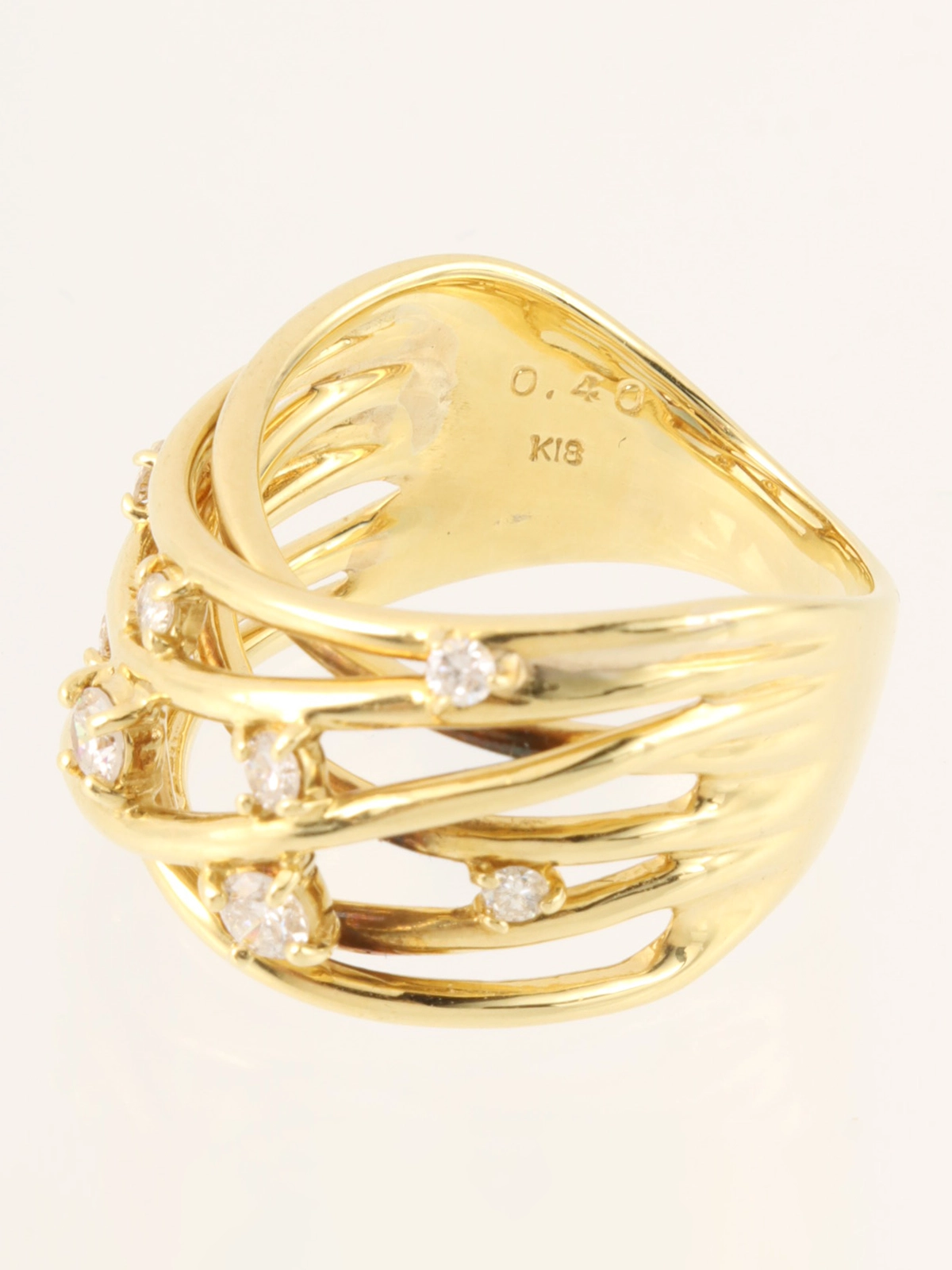 Selection Jewelry 18Kダイヤモンドデザインリング ゴールド