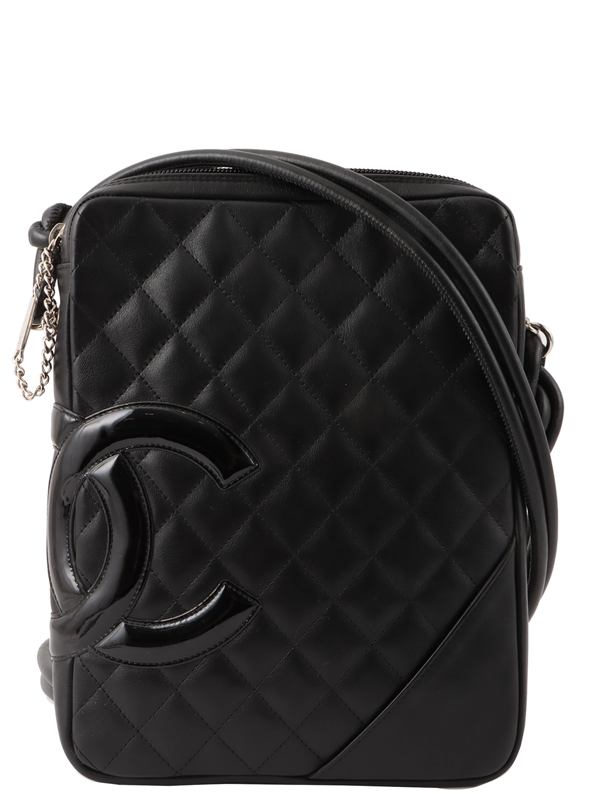 新製品情報も満載 CHANEL 2005年頃製 カンボンショルダーバッグ ブラック｜VINTAGE バッグ