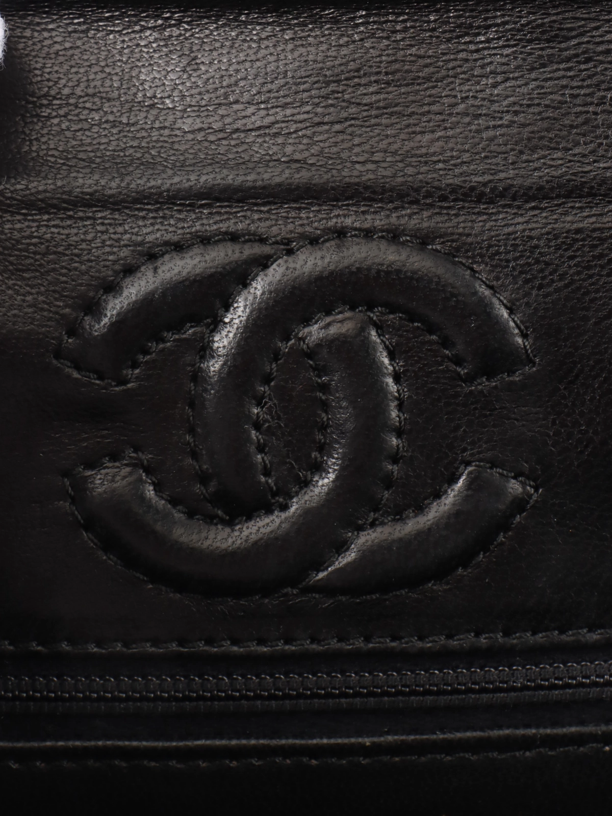 CHANEL 1990年頃製 リザードオクタゴンCCターンロックチェーン