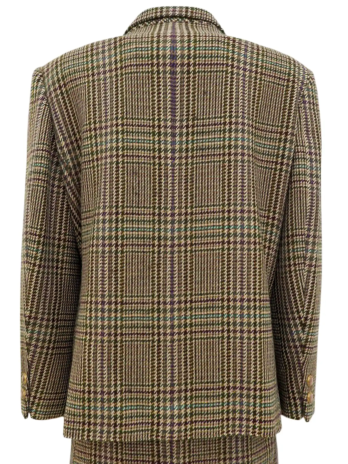 ☆Burberry's☆ウール チェック セットアップ ブラウン L相当 BURBERRY ウールチェックパターンセットアップ ブラウン／マルチ