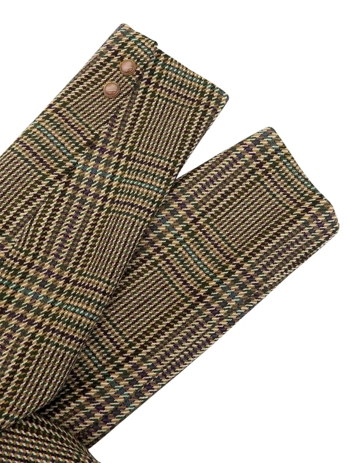 ☆Burberry's☆ウール チェック セットアップ ブラウン L相当 BURBERRY ウールチェックパターンセットアップ ブラウン／マルチ
