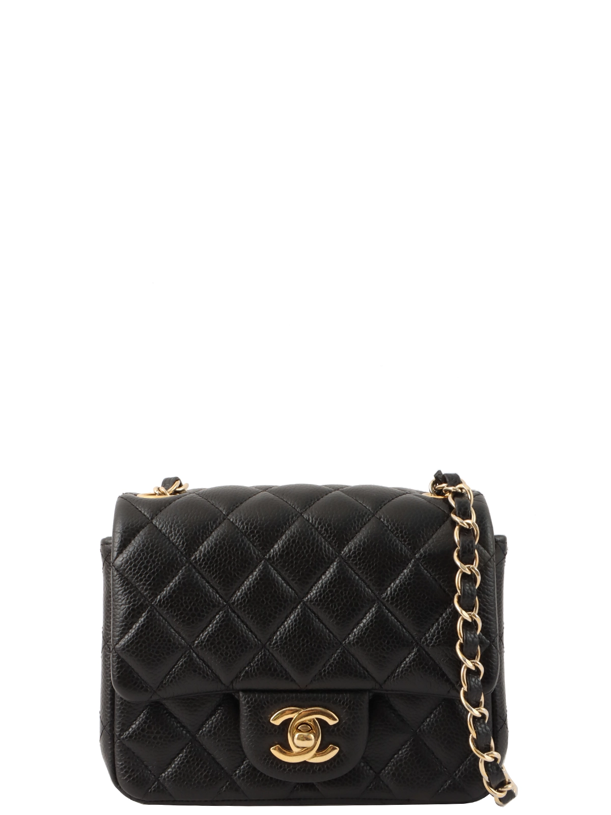 CHANEL 1997年頃製 CCターンロックチェーンハンドバッグ