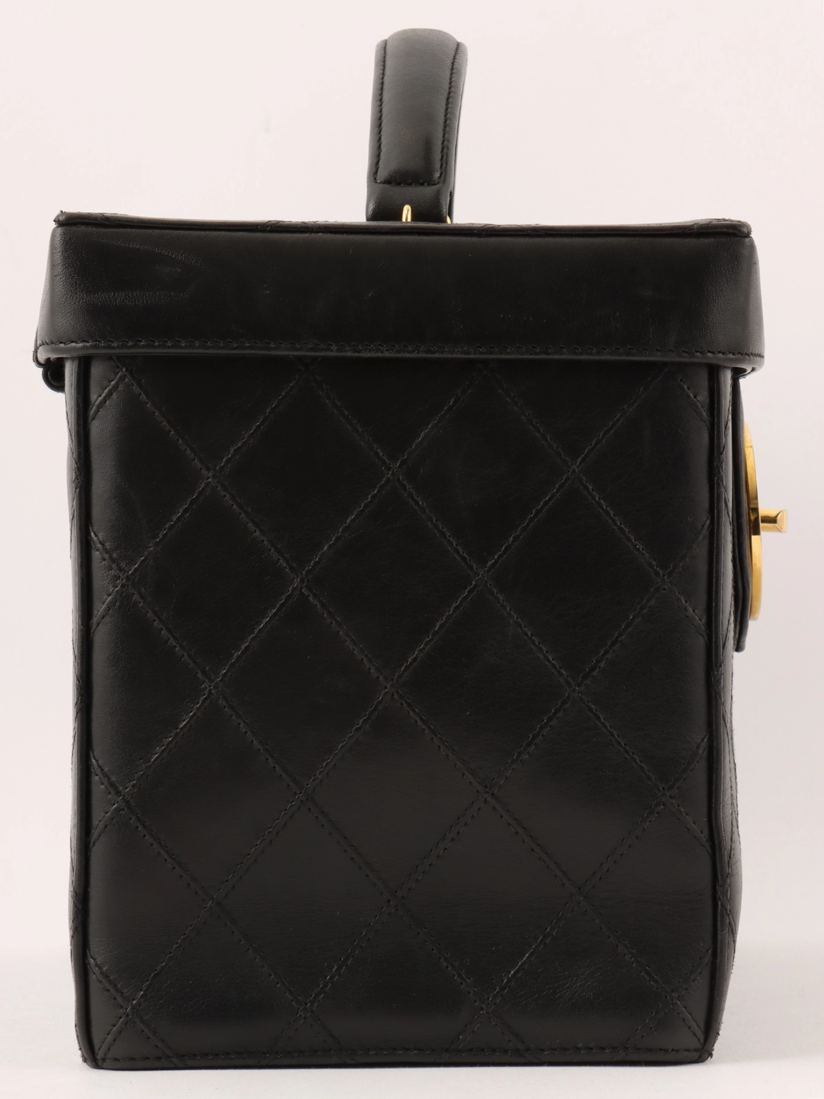 CHANEL 1995年頃製 ビコローレステッチCCターンロック2way