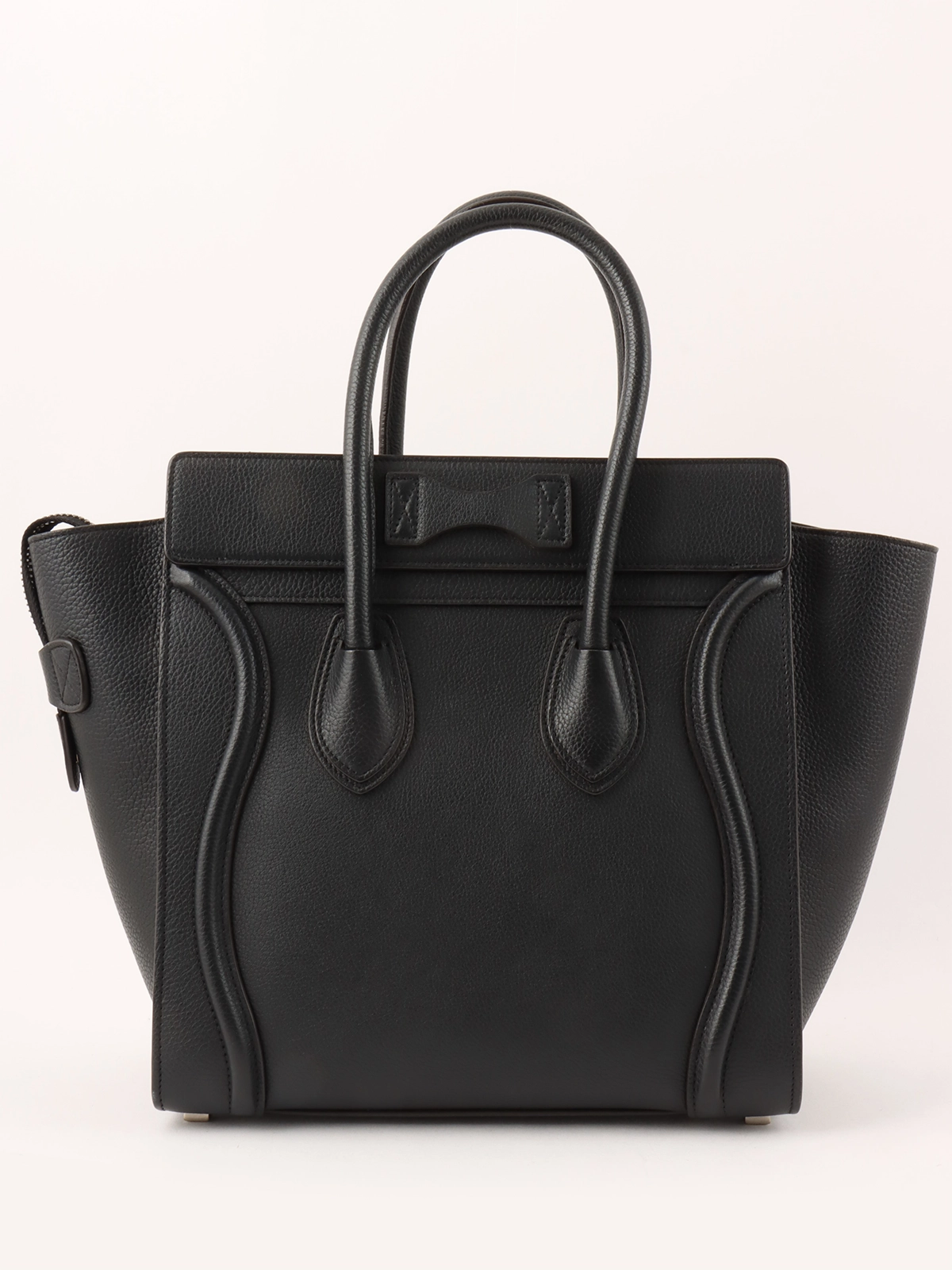 CELINE CARRIAGE LOGO DESIGN LEATHER SHOULDER BAG/オールド
