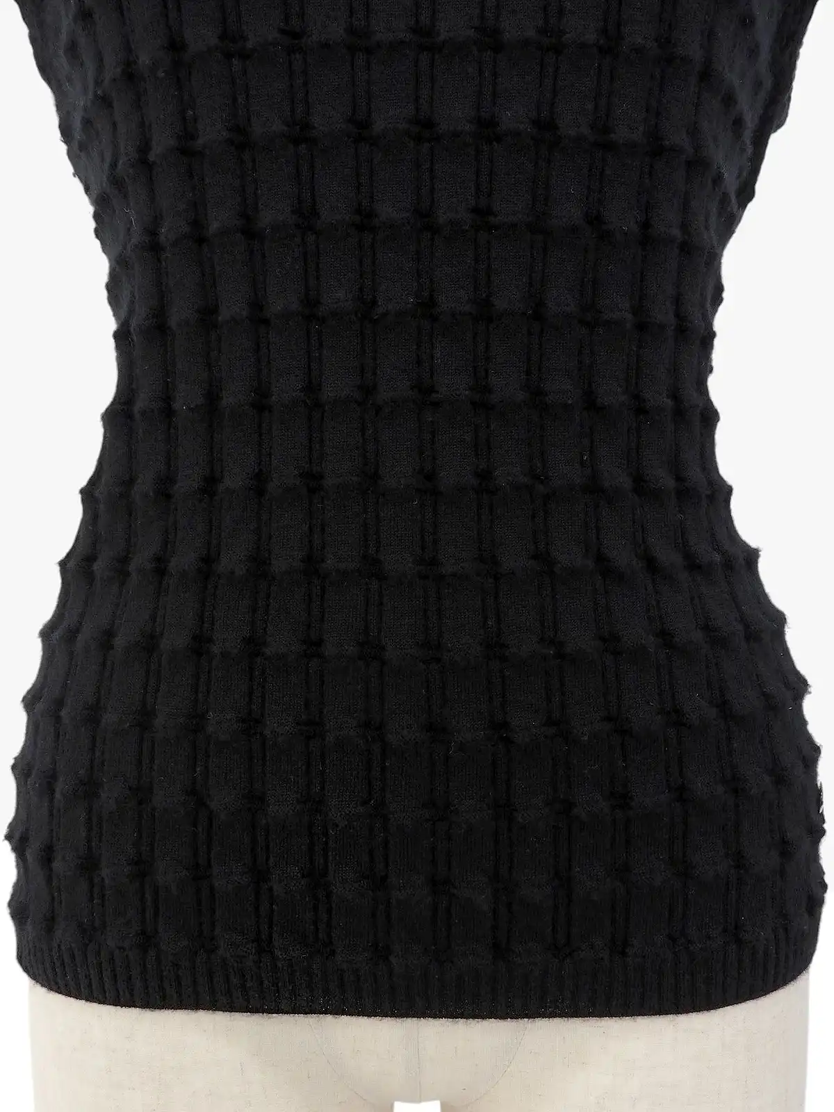 ヴィンテージ CHANEL/シャネル ノースリーブ ハイネックセーター