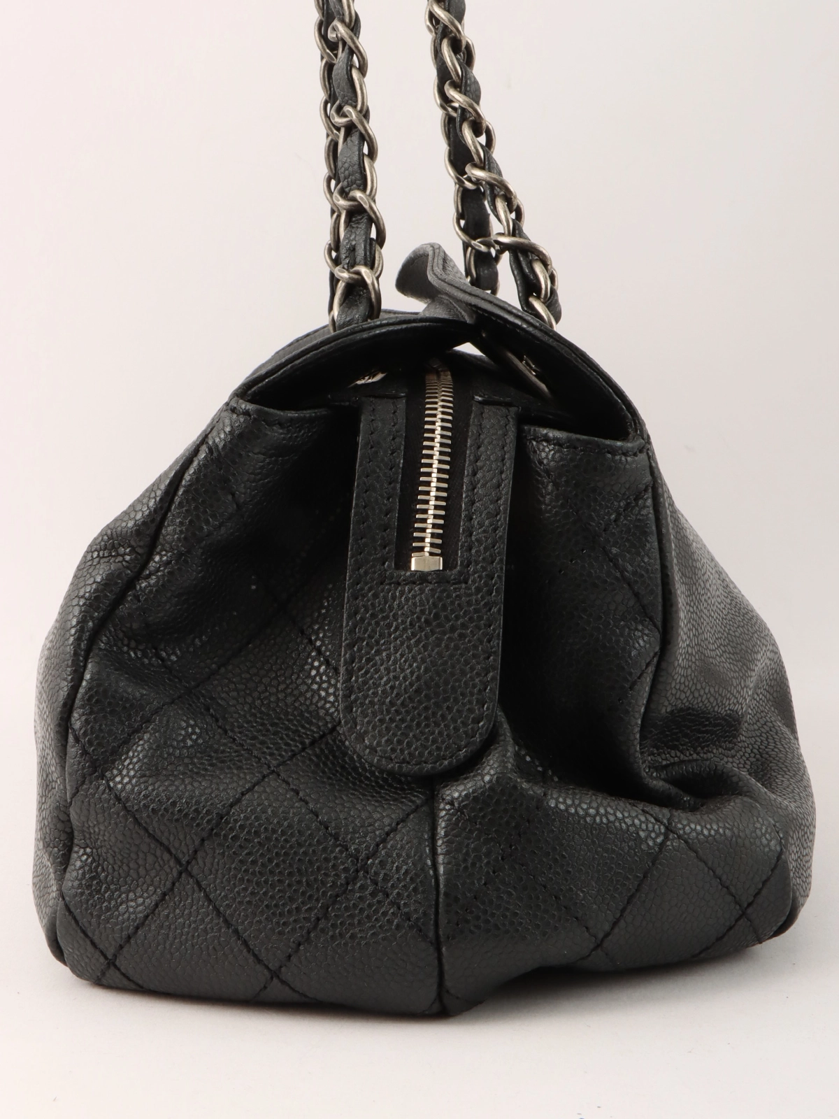 VINTAGE●CHANEL●シャネル ブラック チェーン トートバッグ シャネル CHANEL ココマーク 2wayチェーントートバッグ ブラック