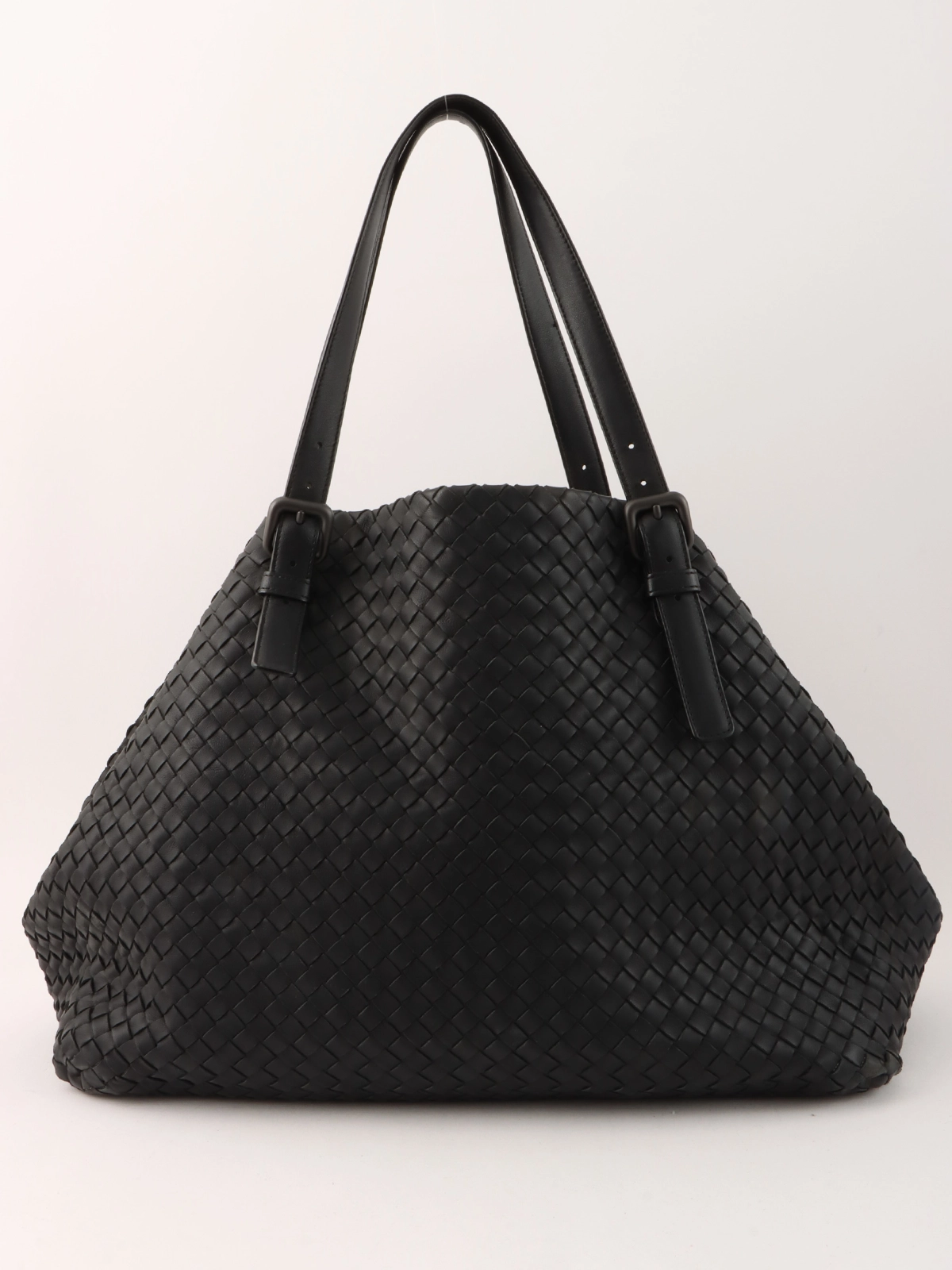 BOTTEGA VENETA イントレチャートトートバッグ ブラック