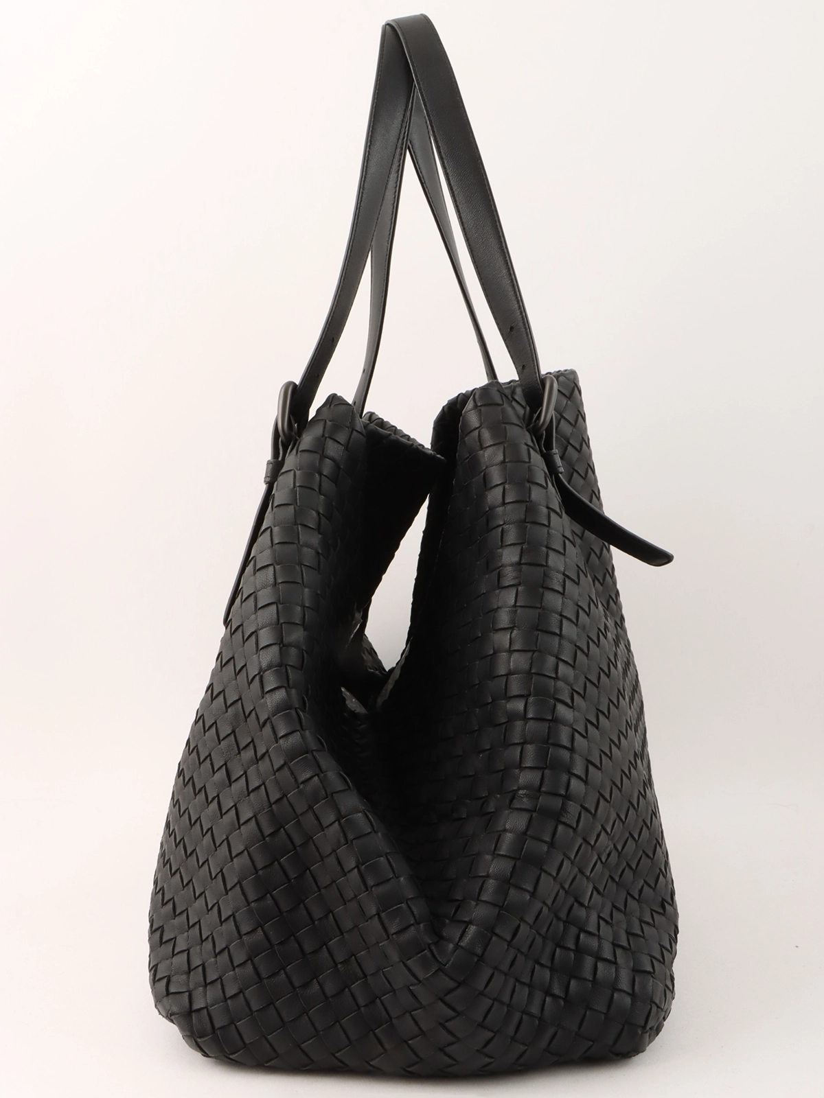 【ご予約品】 BOTTEGA VENETA イントレチャートトートバッグ ブラック バッグ