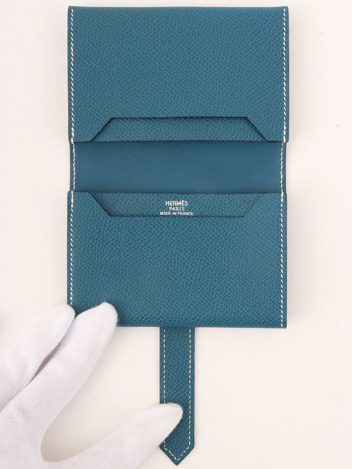 【期間限定送料無料】 HERMES QOO ブルージーン｜VINTAGE べアンカードケース 2003年製 小物