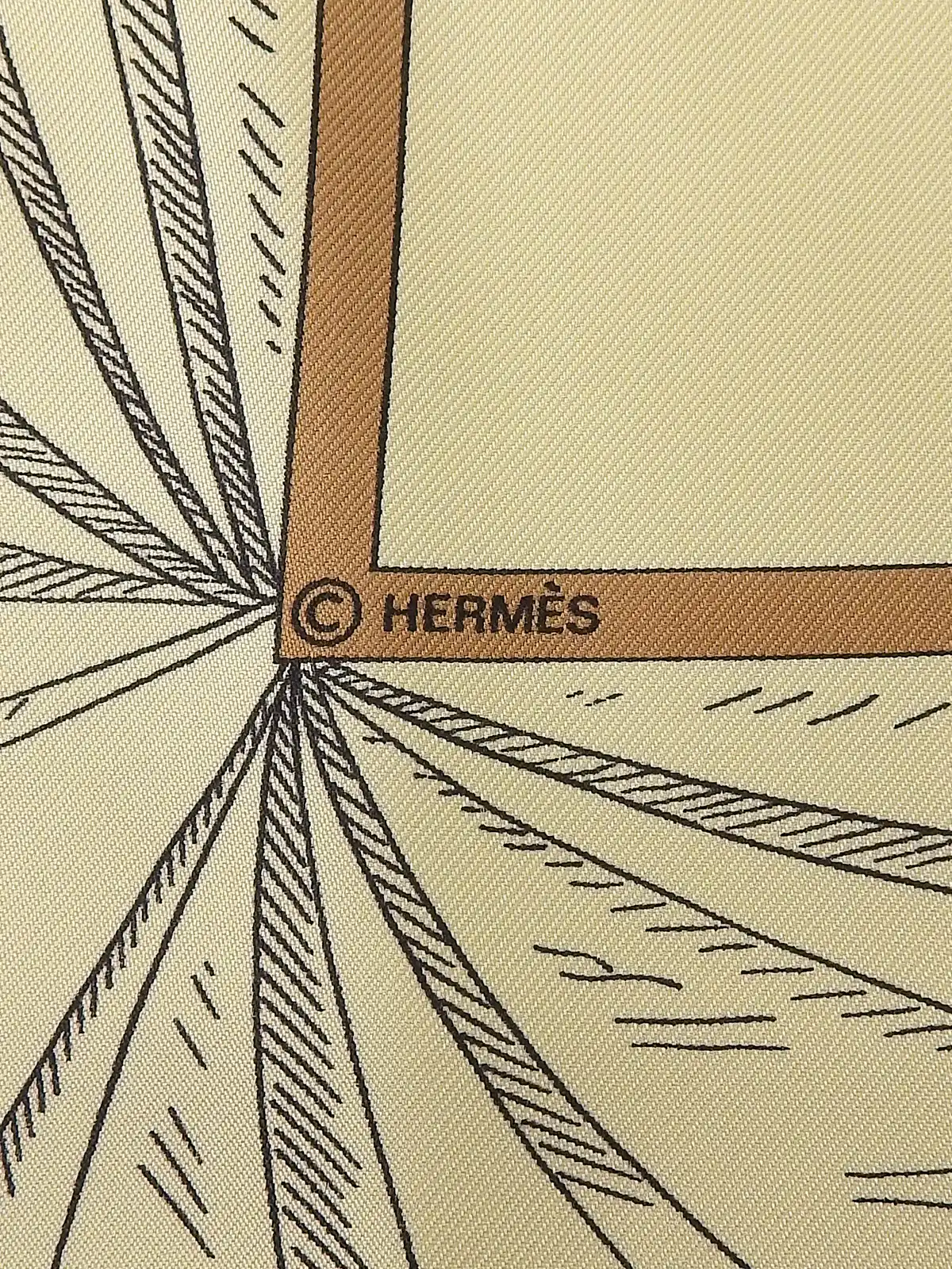 HERMES カレ90 A La Gloire De La Cuisine Francaisパターン