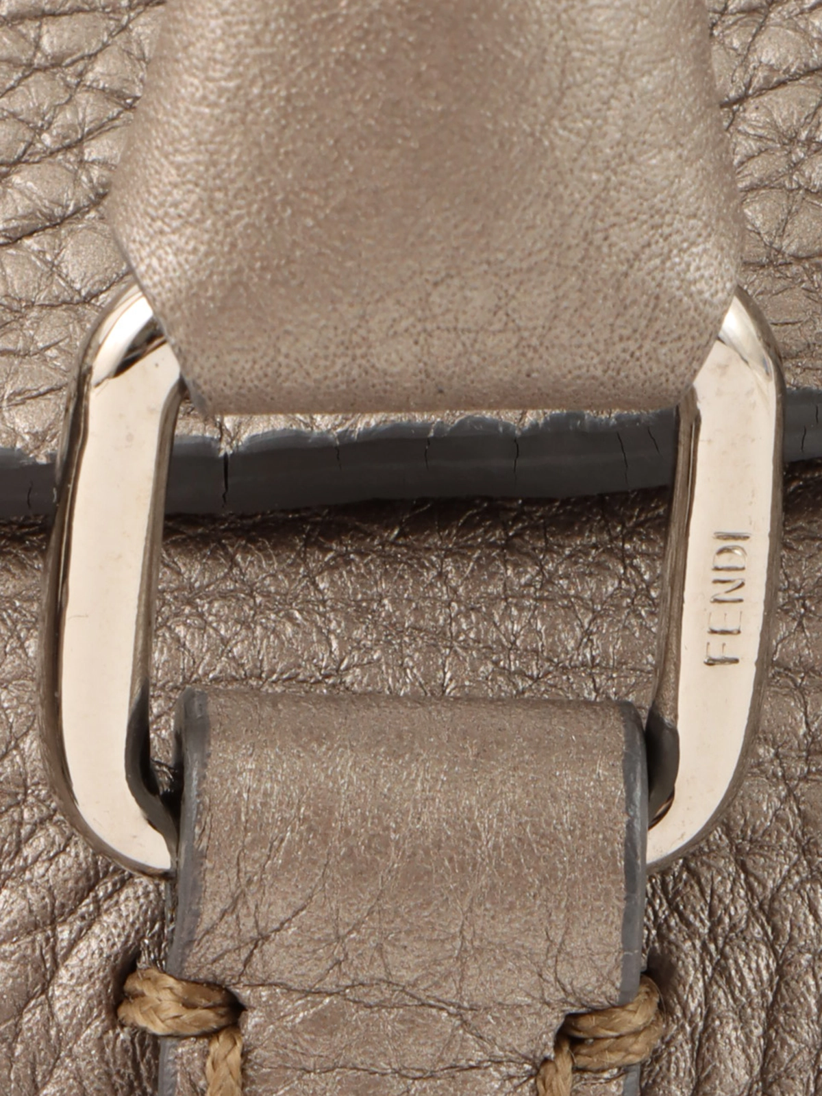 FENDI セレリアハンドバッグ グレー｜VINTAGE QOO TOKYO