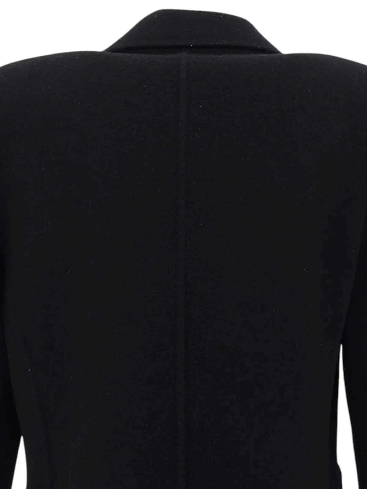 YVES SAINT LAURENT ウールロゴボタンダブルブレストジャケット