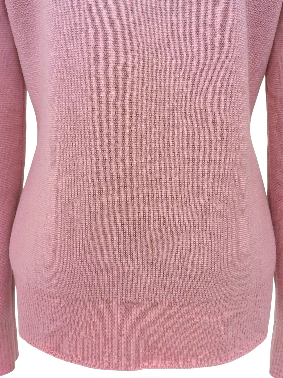 DIOR ウールショルダートロッターVネックニットトップス ピンク