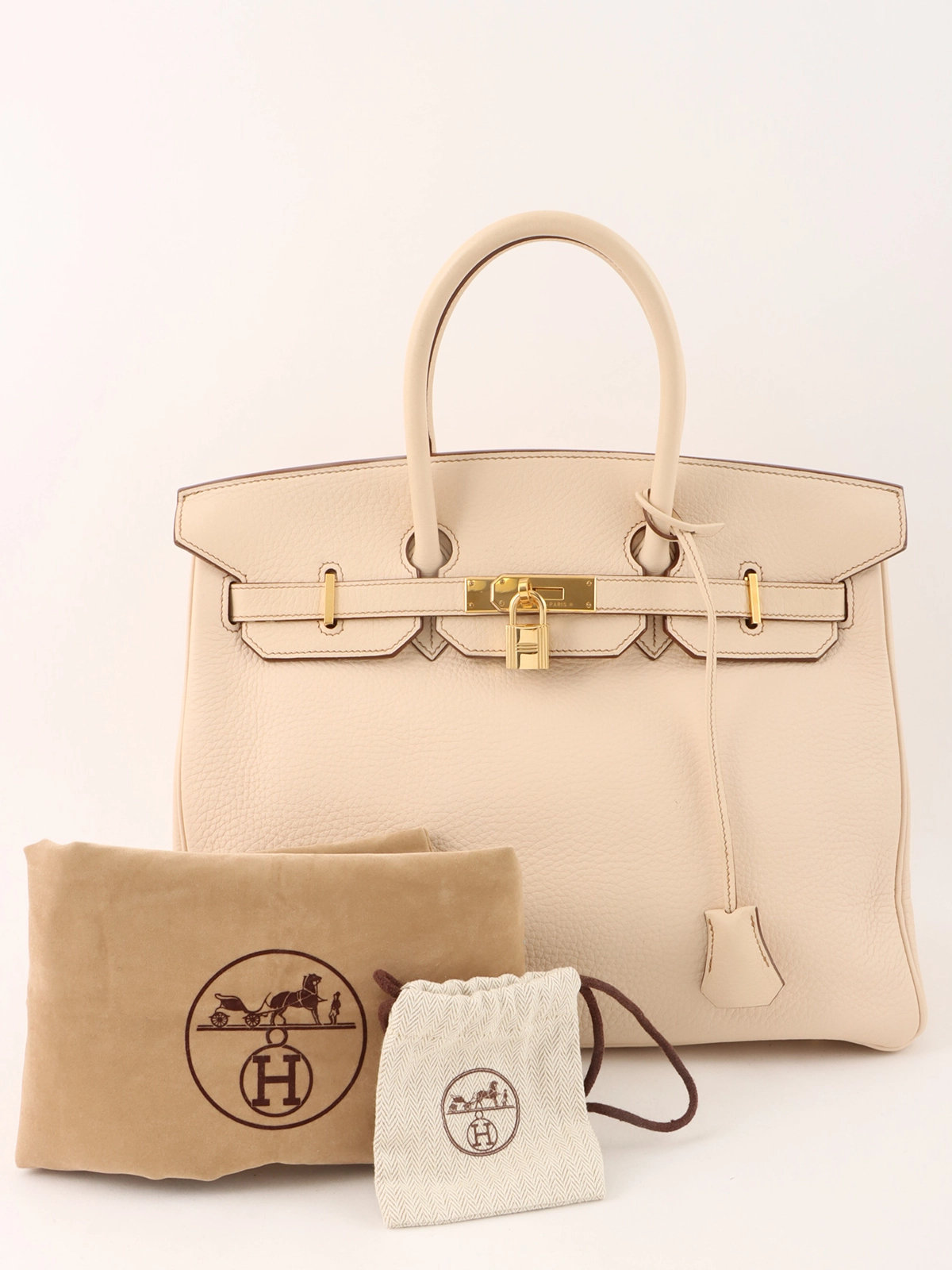 HERMES 2001年製 バーキン35 ベージュ｜VINTAGE QOO TOKYO