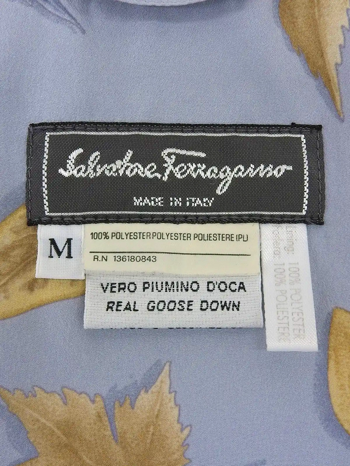 SALVATORE FERRAGAMO ロゴジップアップダウンジャケット