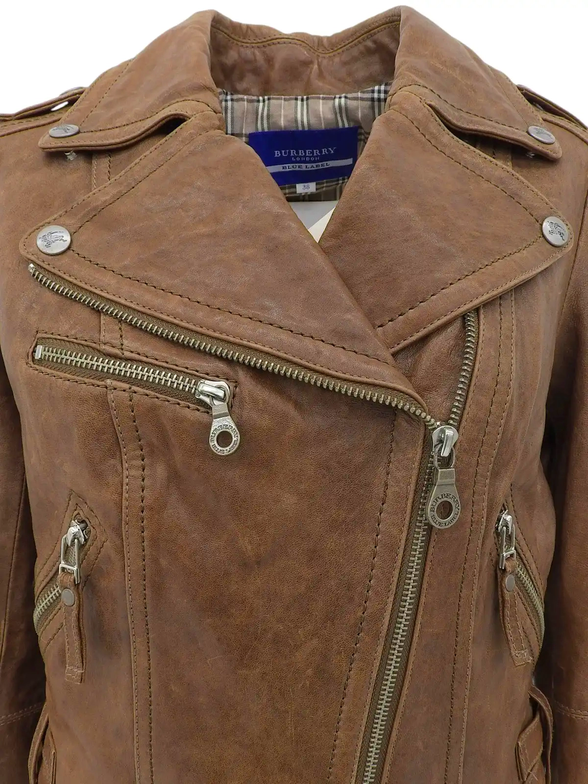 古着 90s USA製 Burberrys of London チェック ライナー 高密度