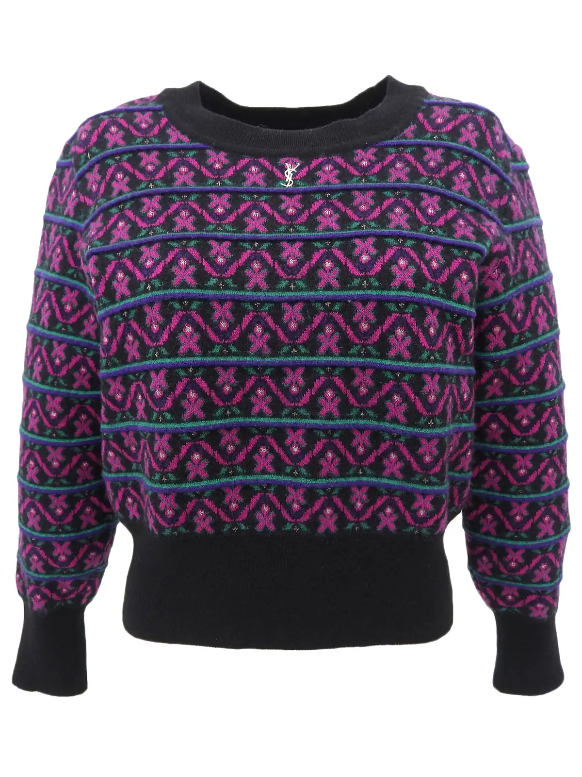 古着 80-90s フランス製 Yves Saint Laurent ネップ ツイード