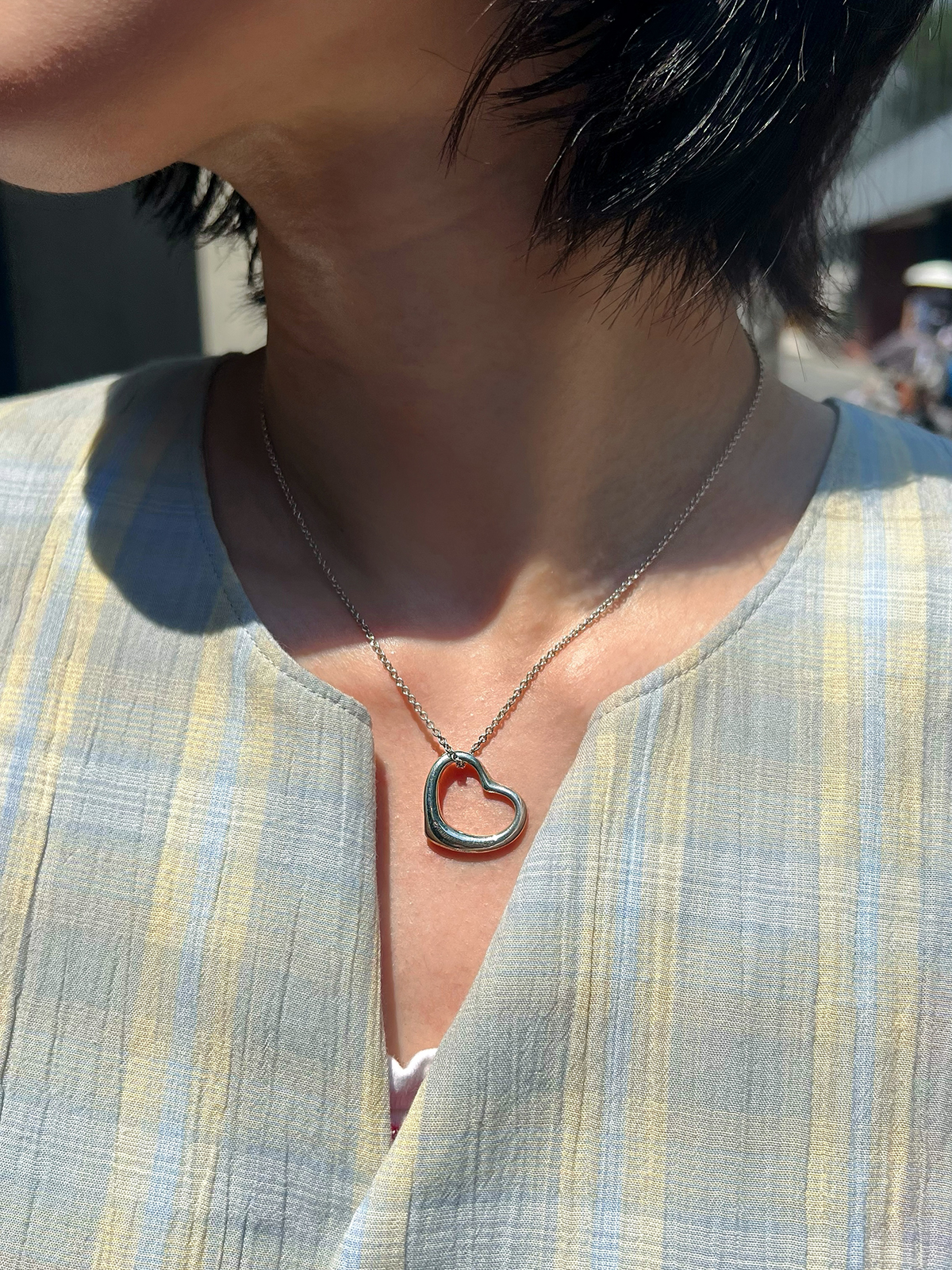 TIFFANY & CO. 925オープンハートネックレス シルバー｜VINTAGE
