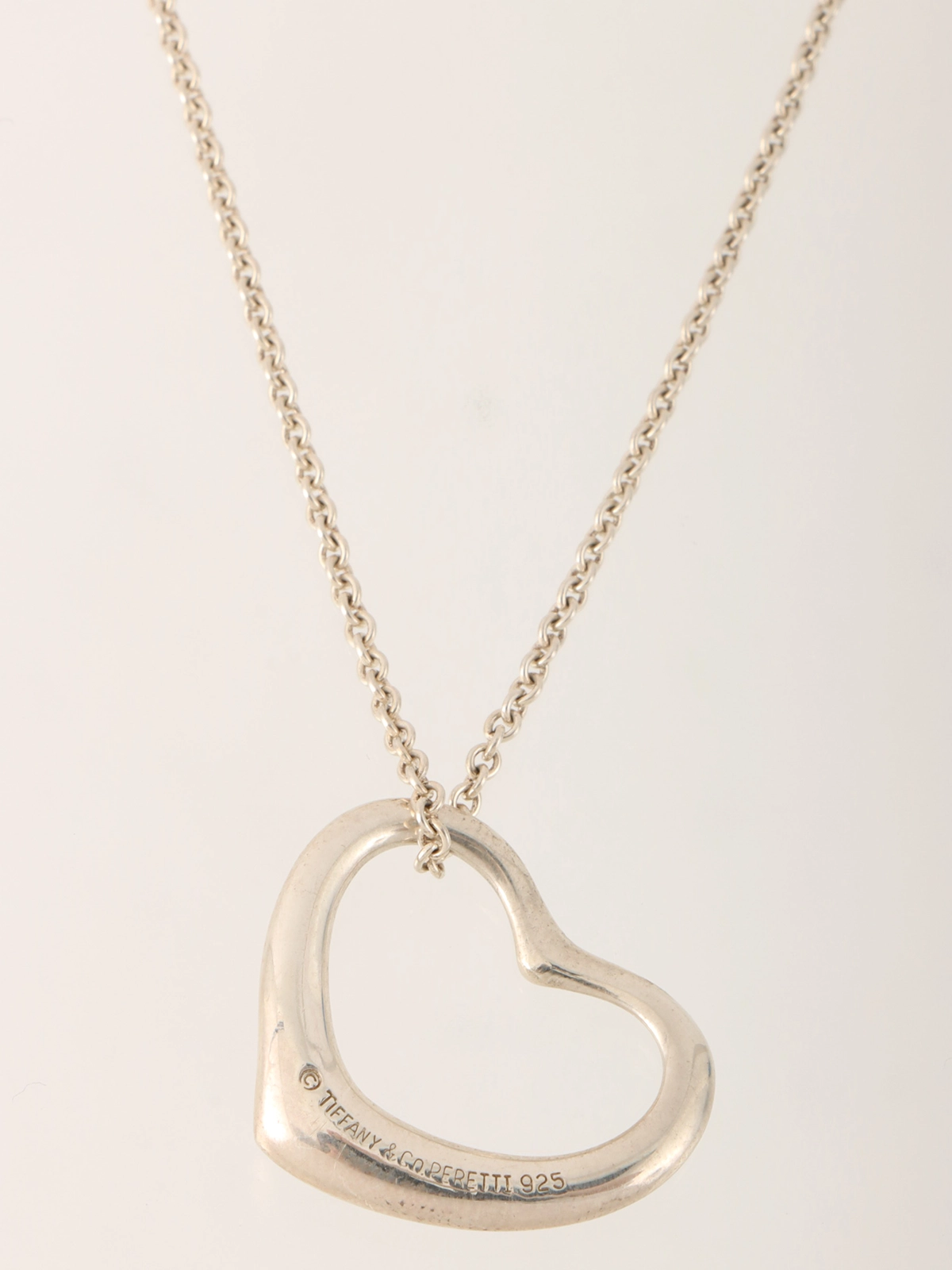 Tiffany & Co. シルバー925 ネックレス TIFFANY & CO. 925オープンハートネックレス シルバー｜VINTAGE