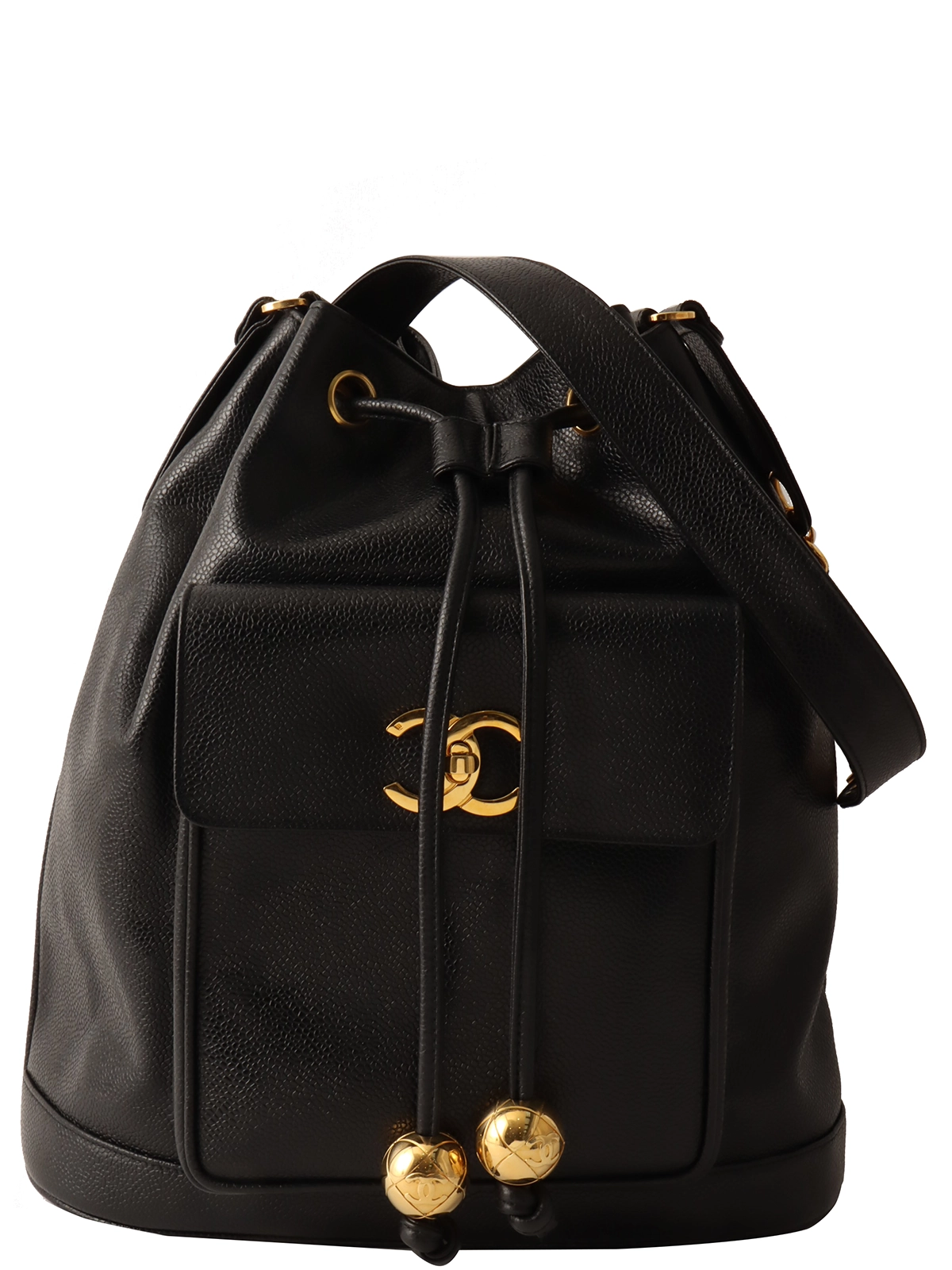 ヴィンテージ☆CHANEL☆クラシックキャビアショルダーバッグ CHANEL シャネル チェーンショルダーバッグ ココマーク