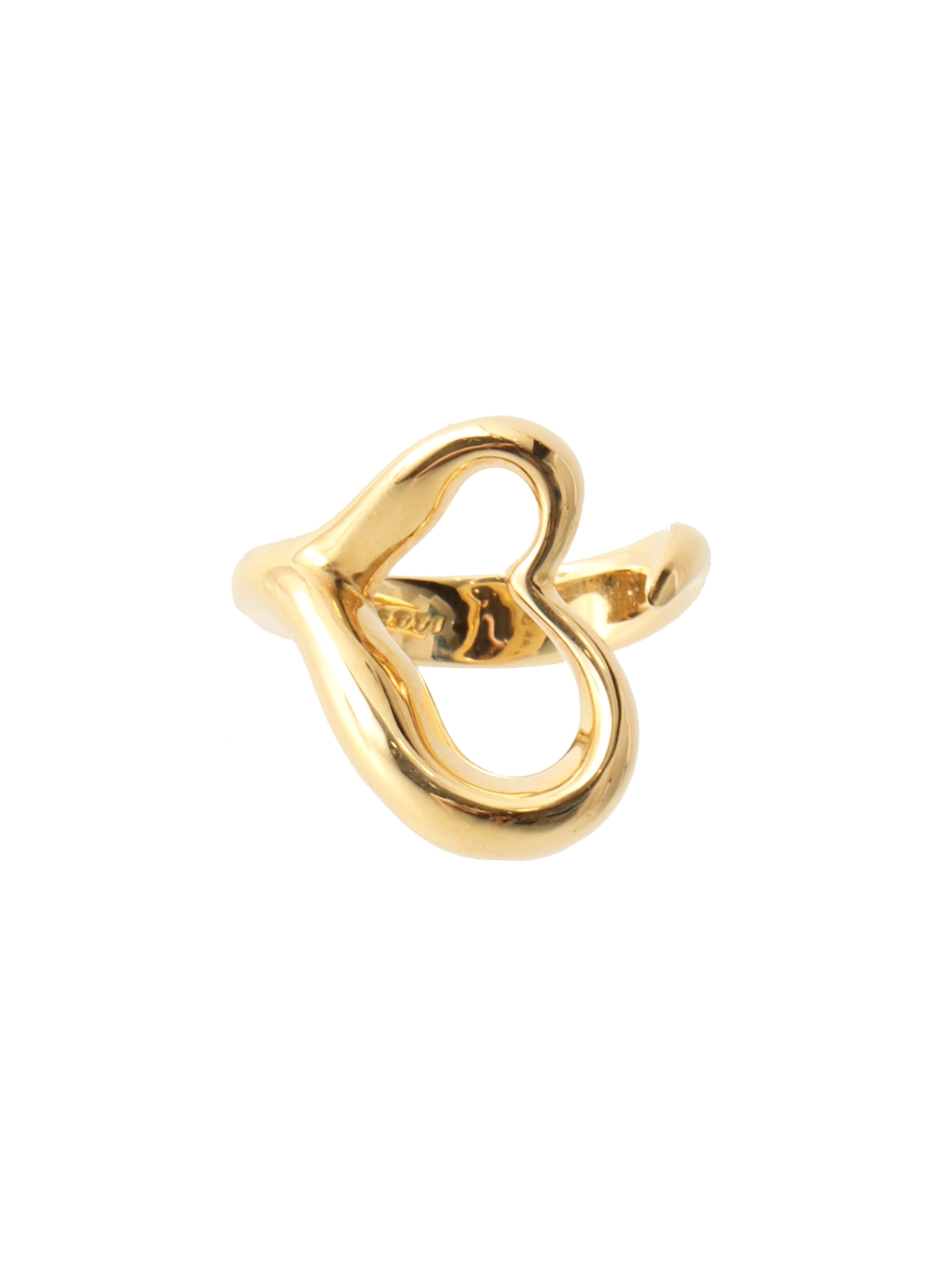 TIFFANY & CO. 18Kオープンハートリング ゴールド｜VINTAGE QOO