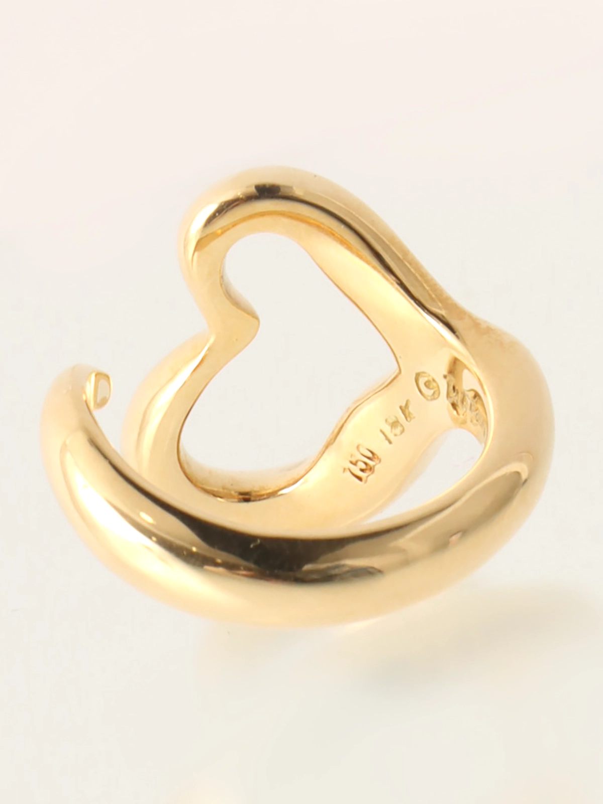 TIFFANY & CO. 18Kオープンハートリング ゴールド｜VINTAGE QOO