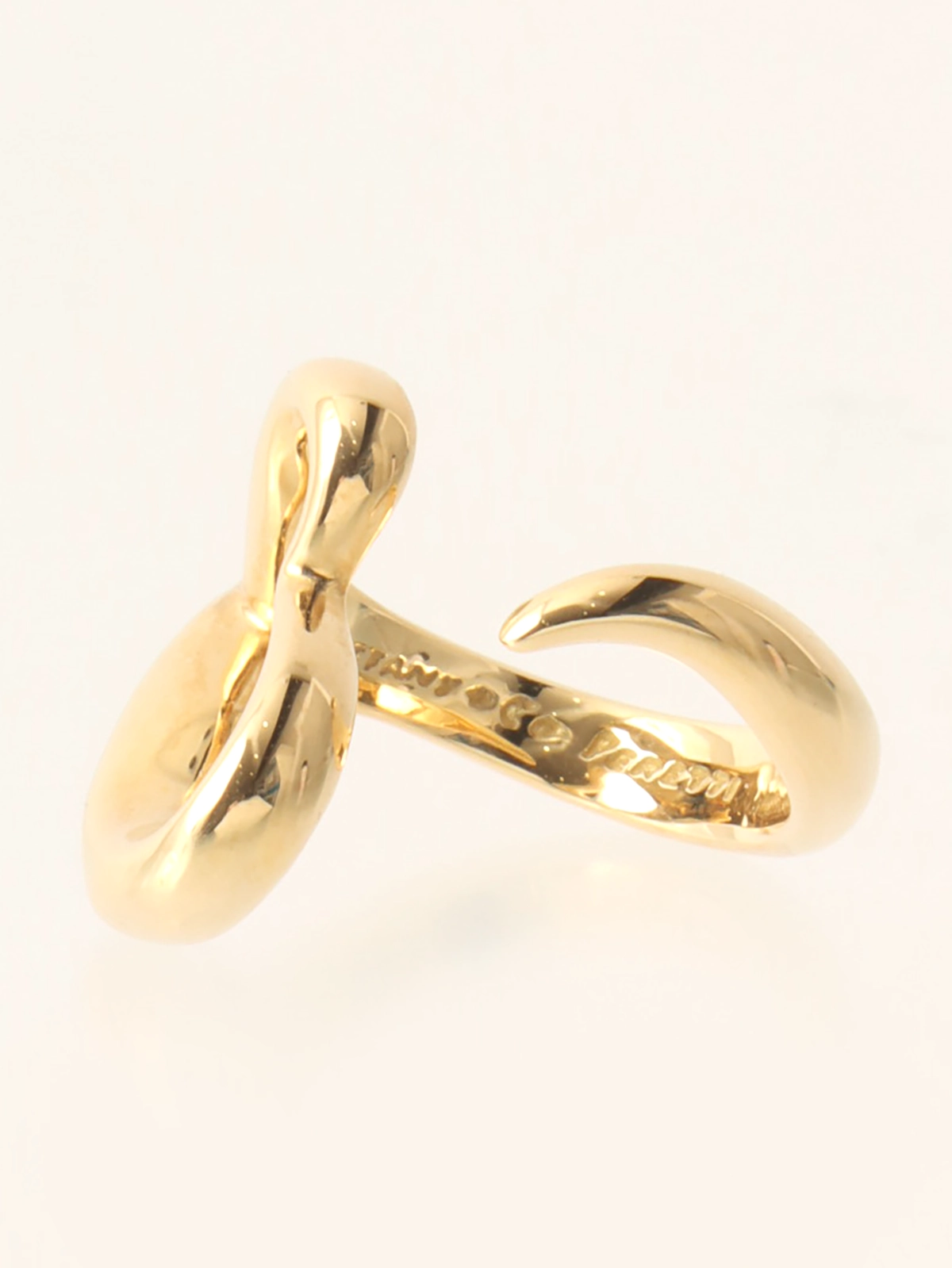 TIFFANY & CO. 18Kオープンハートリング ゴールド｜VINTAGE QOO
