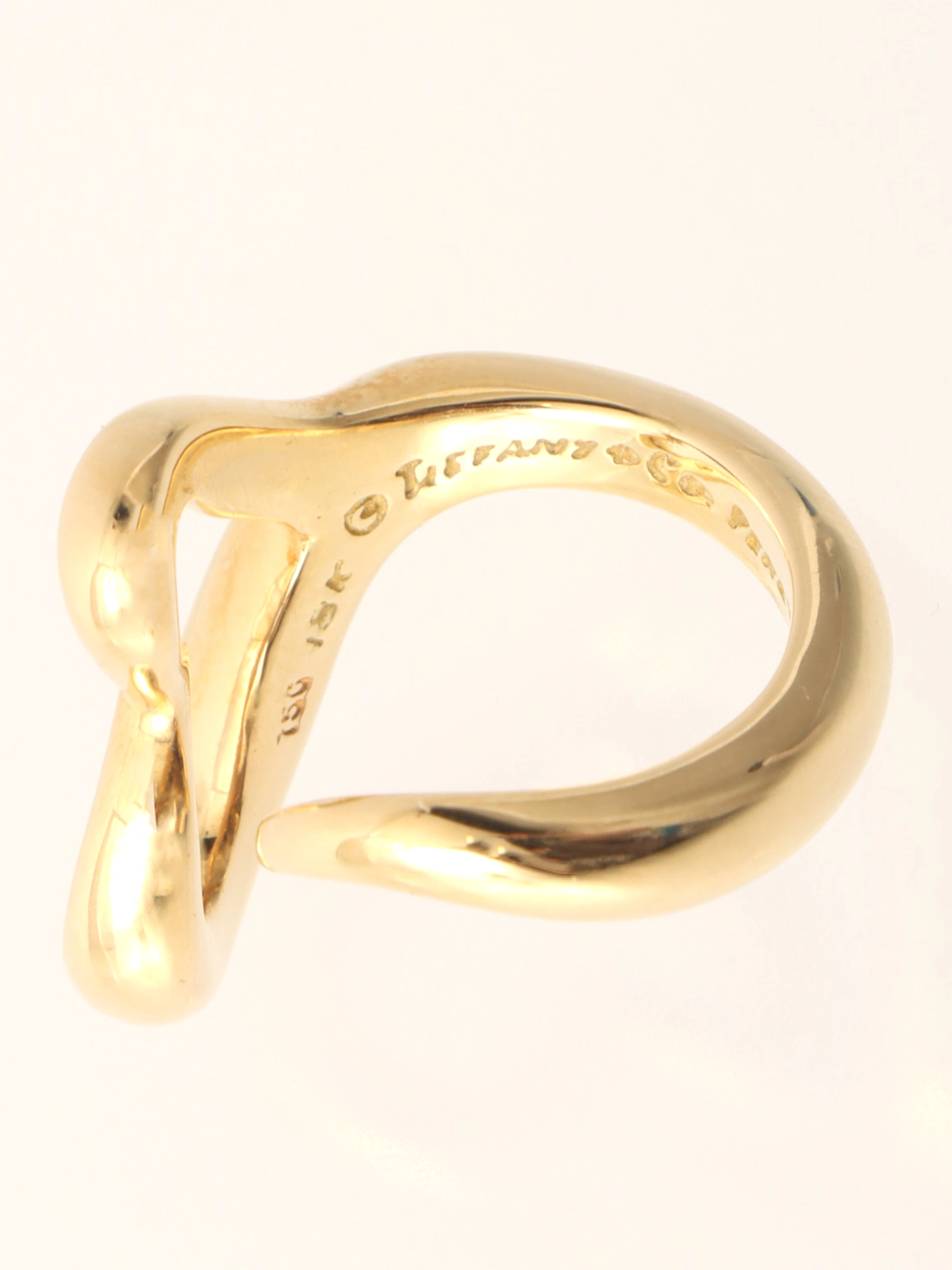 TIFFANY & CO. 18Kオープンハートリング ゴールド｜VINTAGE QOO