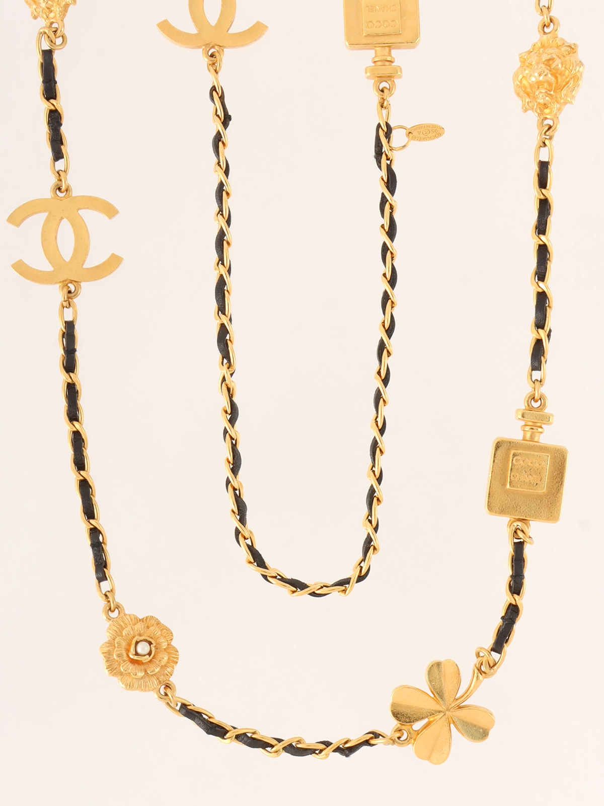 CHANEL 1995年製 マルチモチーフチェーンロングネックレス