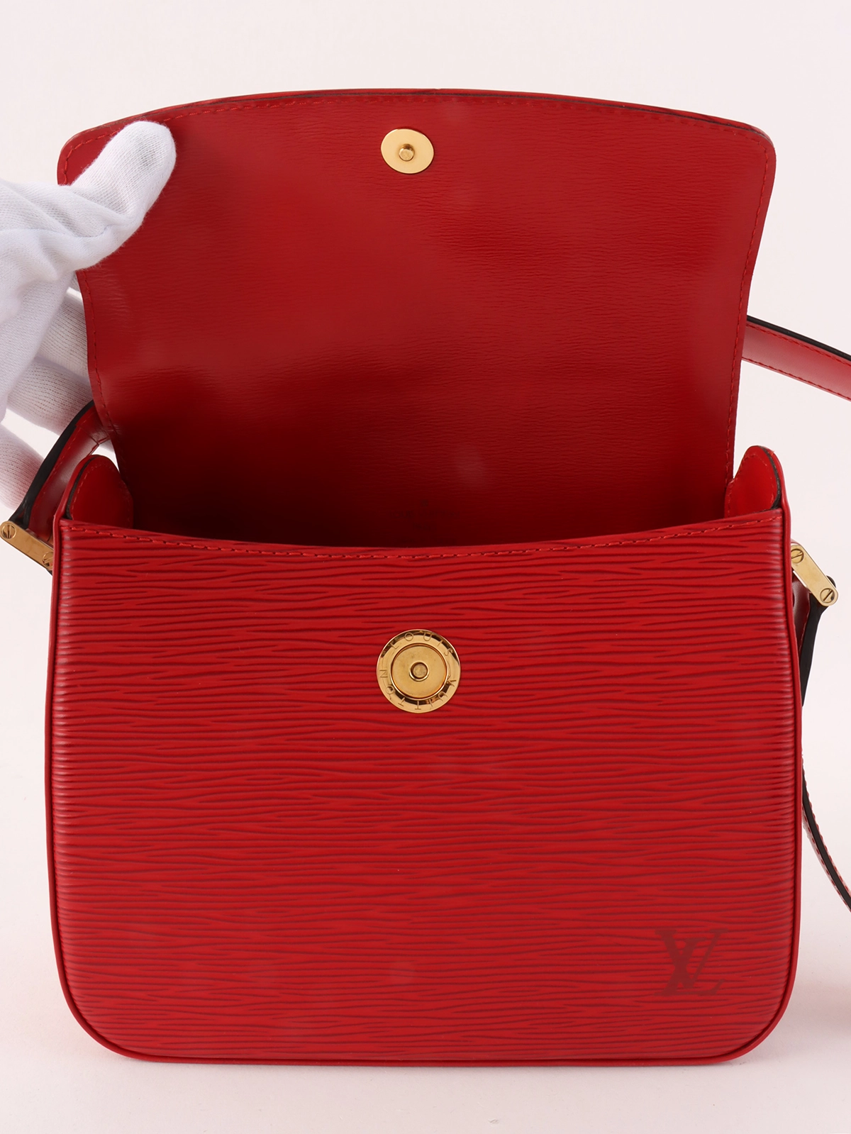 LOUIS VUITTON 1999年製 エピビュシ カスティリアンレッド