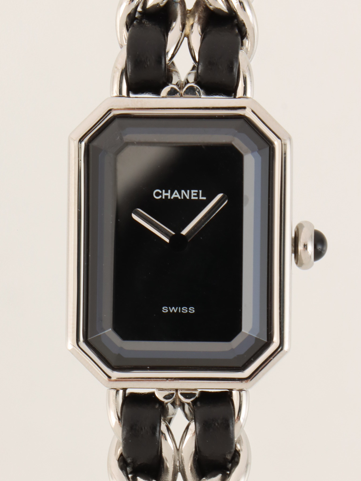 CHANEL プルミエールL シルバー／ブラック｜VINTAGE QOO TOKYO
