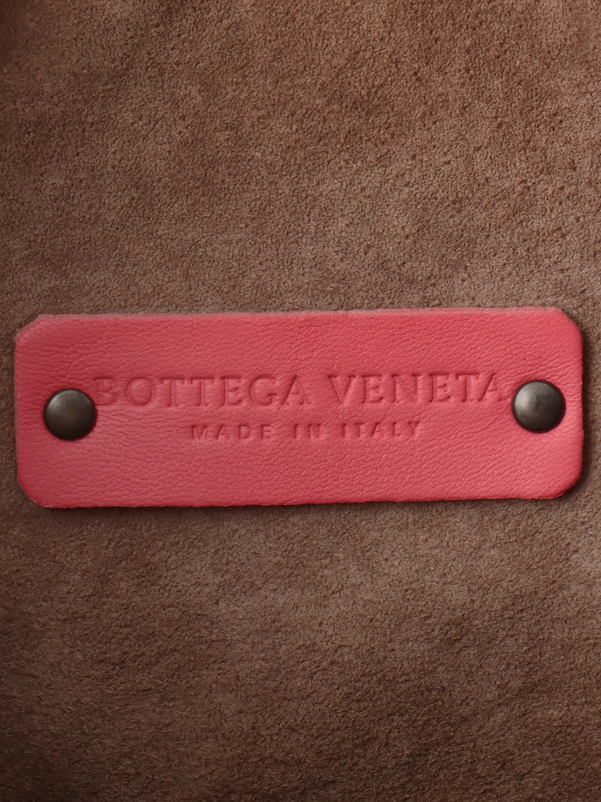 BOTTEGA VENETA イントレチャートハンドバッグ ピンク｜VINTAGE