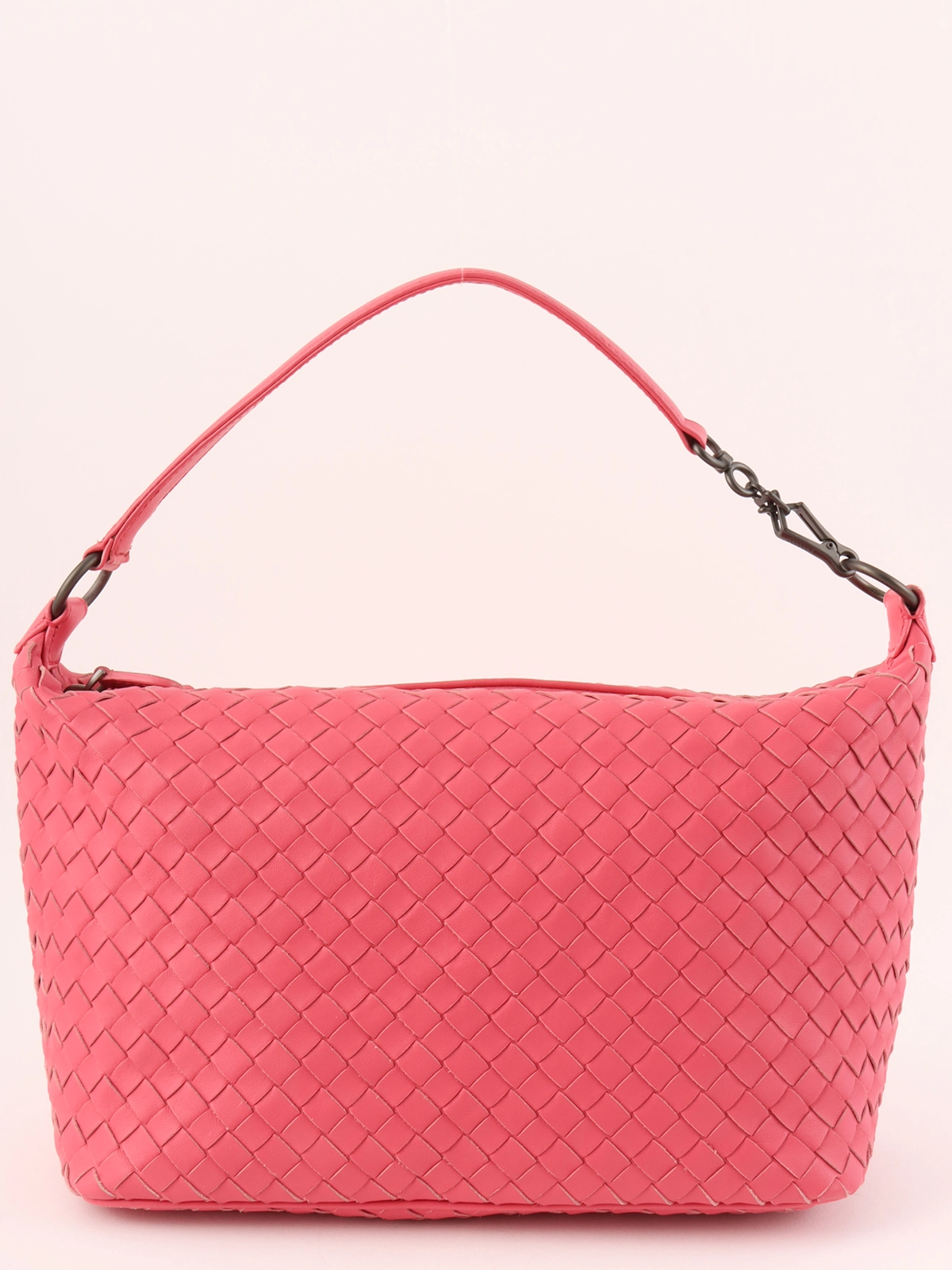 BOTTEGA VENETA イントレチャートハンドバッグ ピンク｜VINTAGE