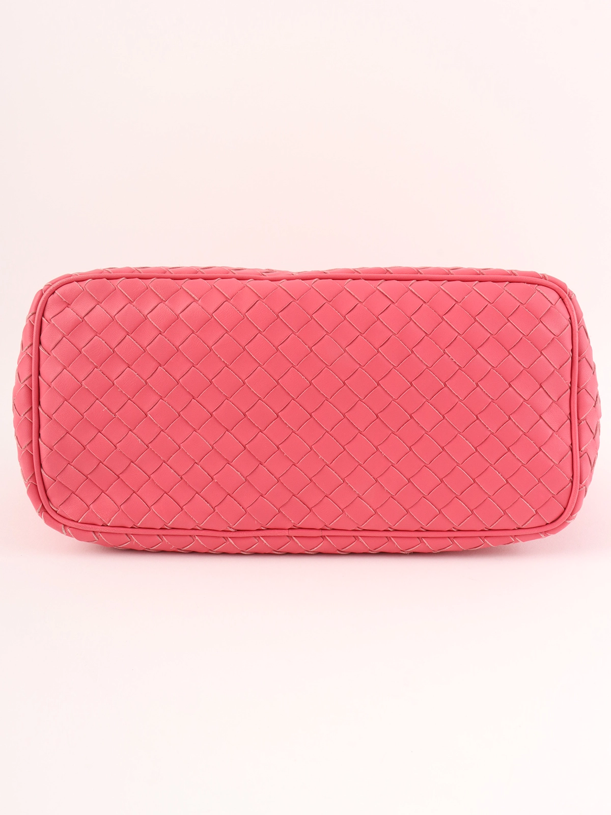 BOTTEGA VENETA イントレチャートハンドバッグ ピンク｜VINTAGE