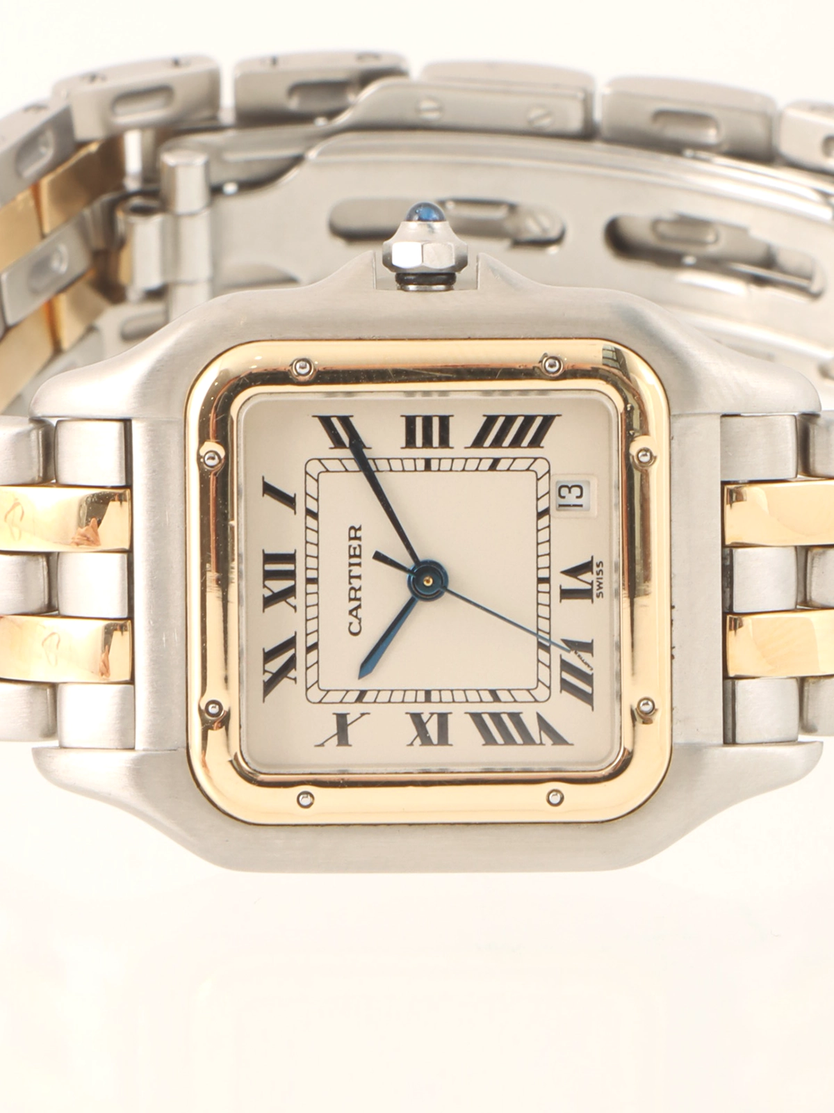 Cartier パンテール　MM 2ロウ CARTIER パンテールMM2ロウ シルバー／ゴールド｜VINTAGE QOO