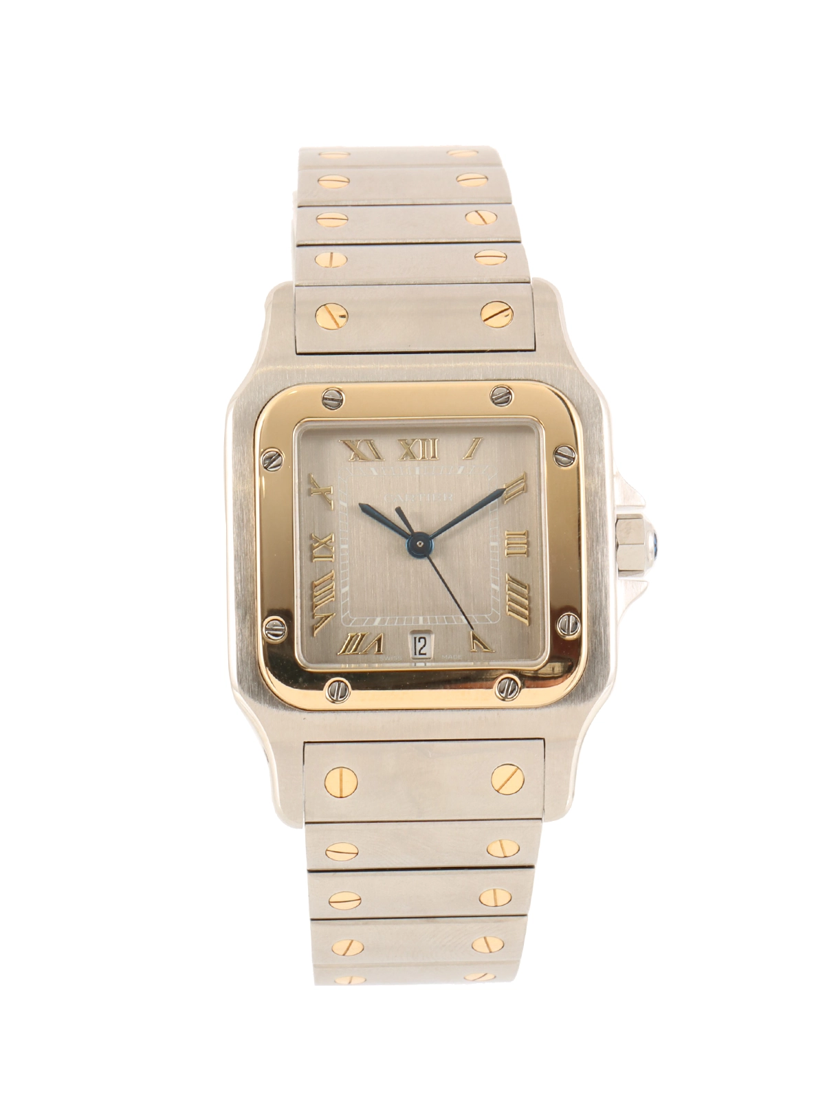 CARTIER サントスガルべLM シルバー／ゴールド｜VINTAGE QOO