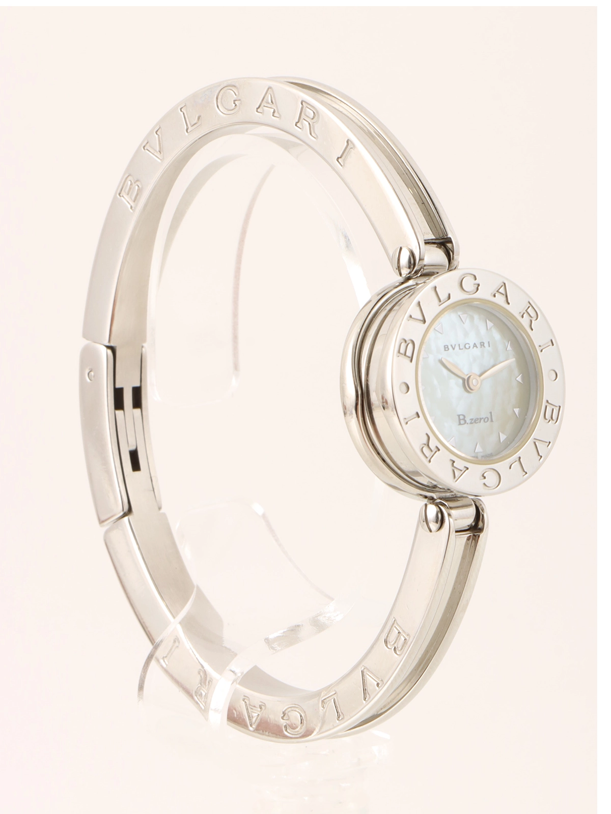 BVLGARI 18Kビーゼロワンウォッチ シルバー／シェルグリーン